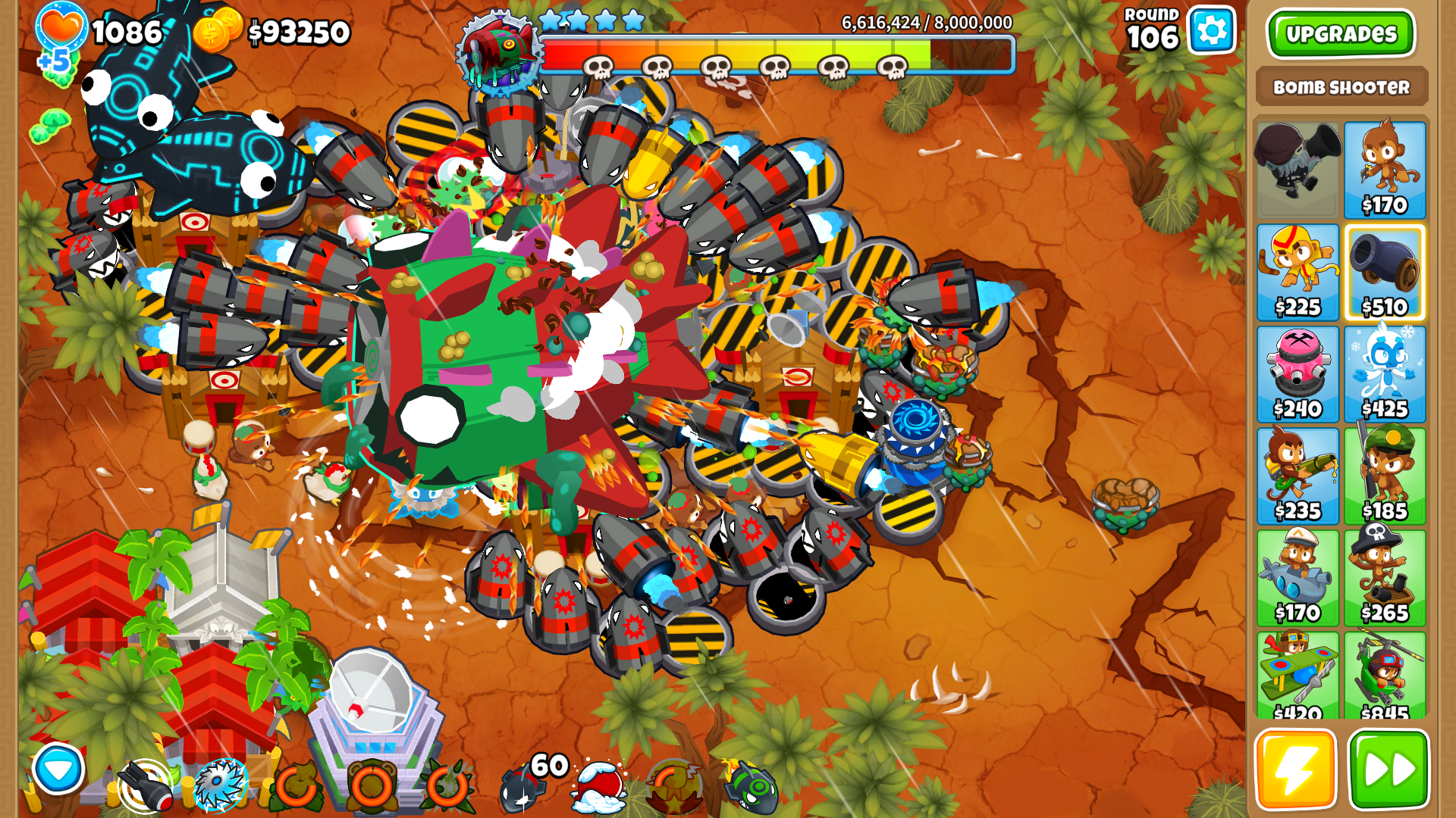 Has someone tried to spam bombs in bloonarius? Well, I did