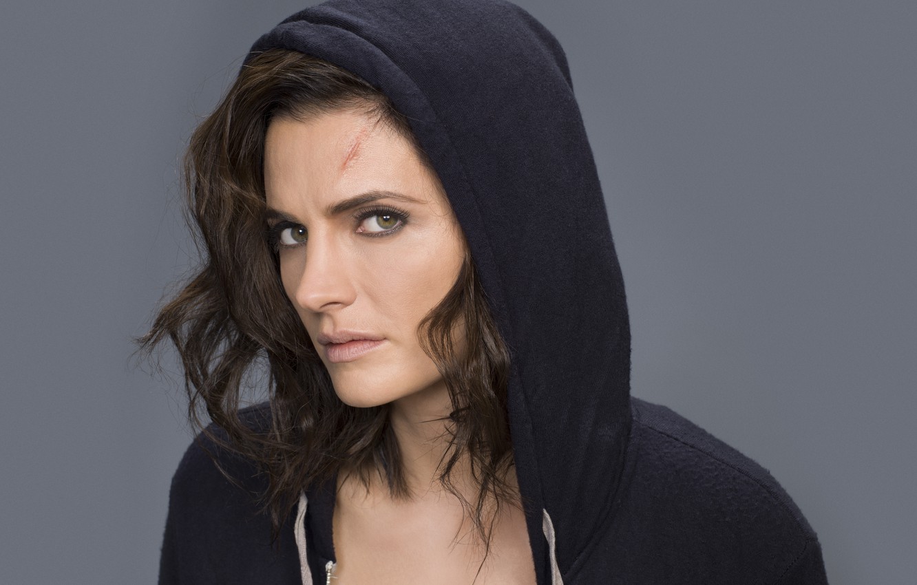 Wallpaper look, hood, the series, scar, hair, Stana Katic, Stana Katic, Amnesia, Emily Byrne, Absentia image for desktop, section фильмы