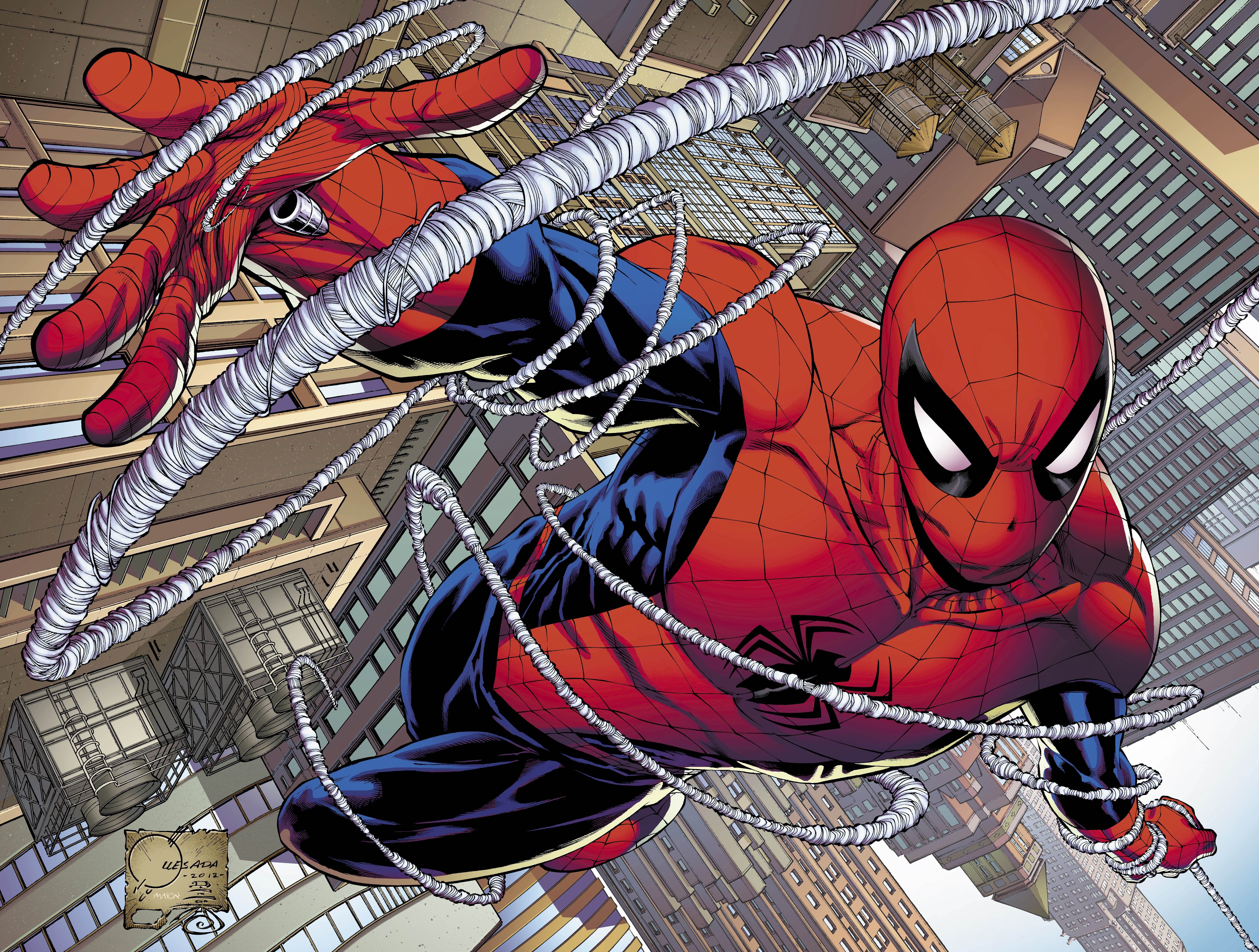 Spider Man 8K Ultra HD Comic Wallpaper