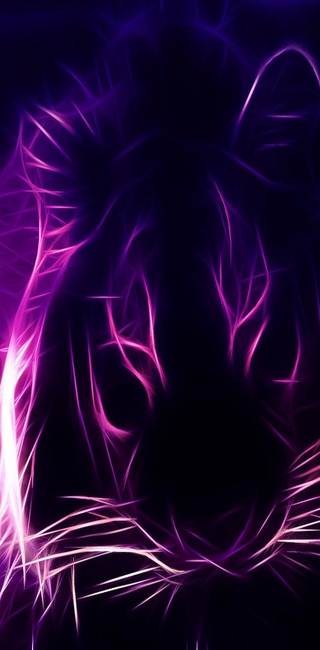 Purple Lion wallpaper