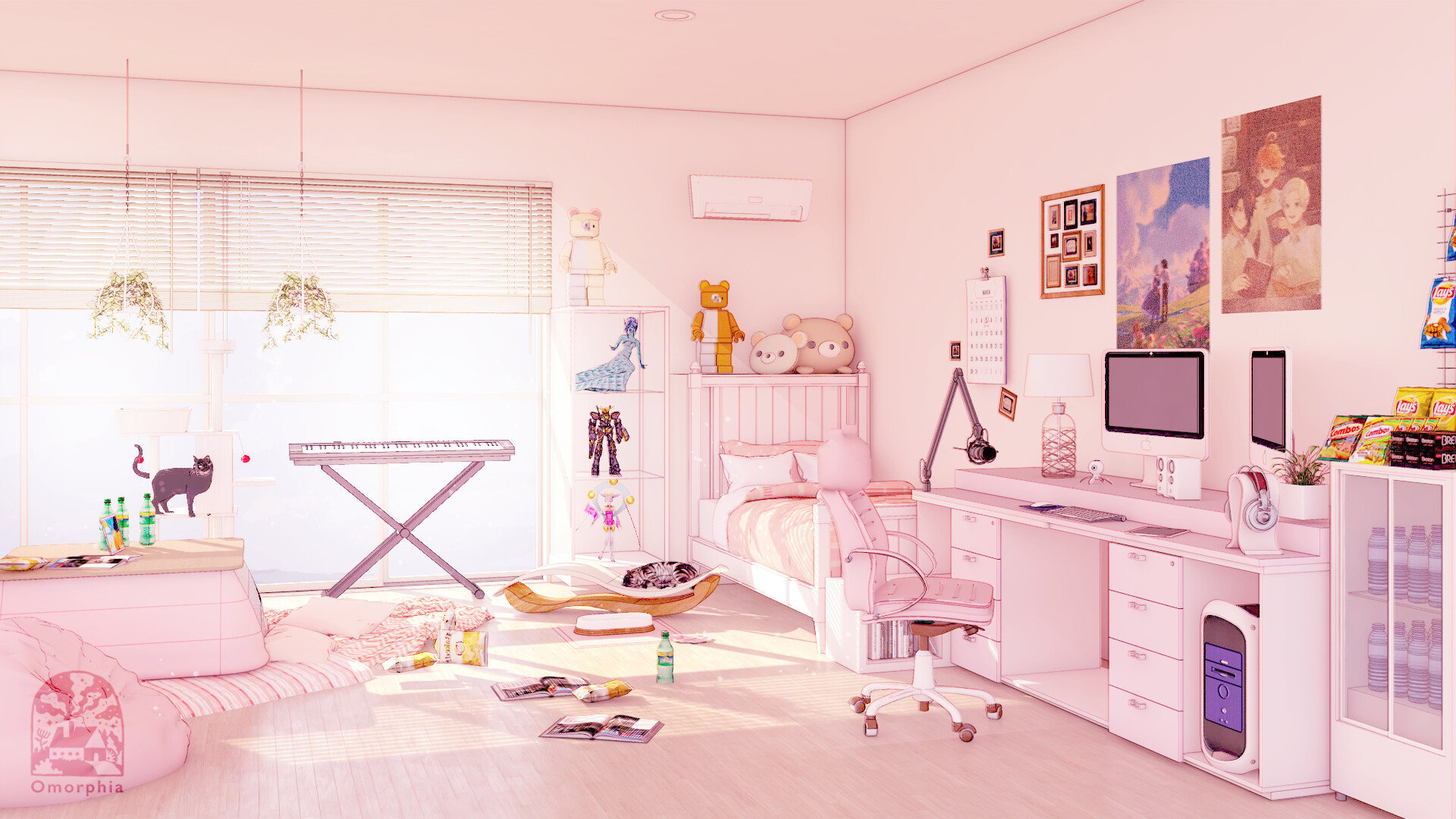 Kawaii Gaming Room Wallpapers Wallpaper Cave | atelier-yuwa.ciao.jp