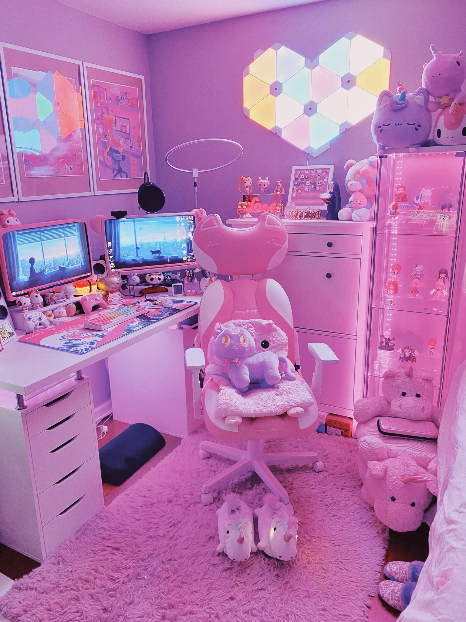 My lil kawaii gaming corner uwu