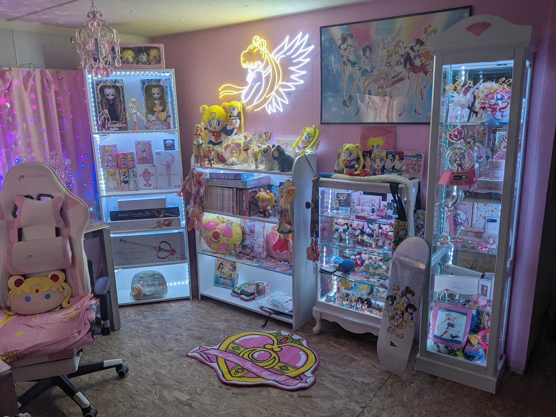 Stephanie Virginia've shared this everywhere so I might as well share too! I had a custom made neon sign to go with my sailor moon collection and