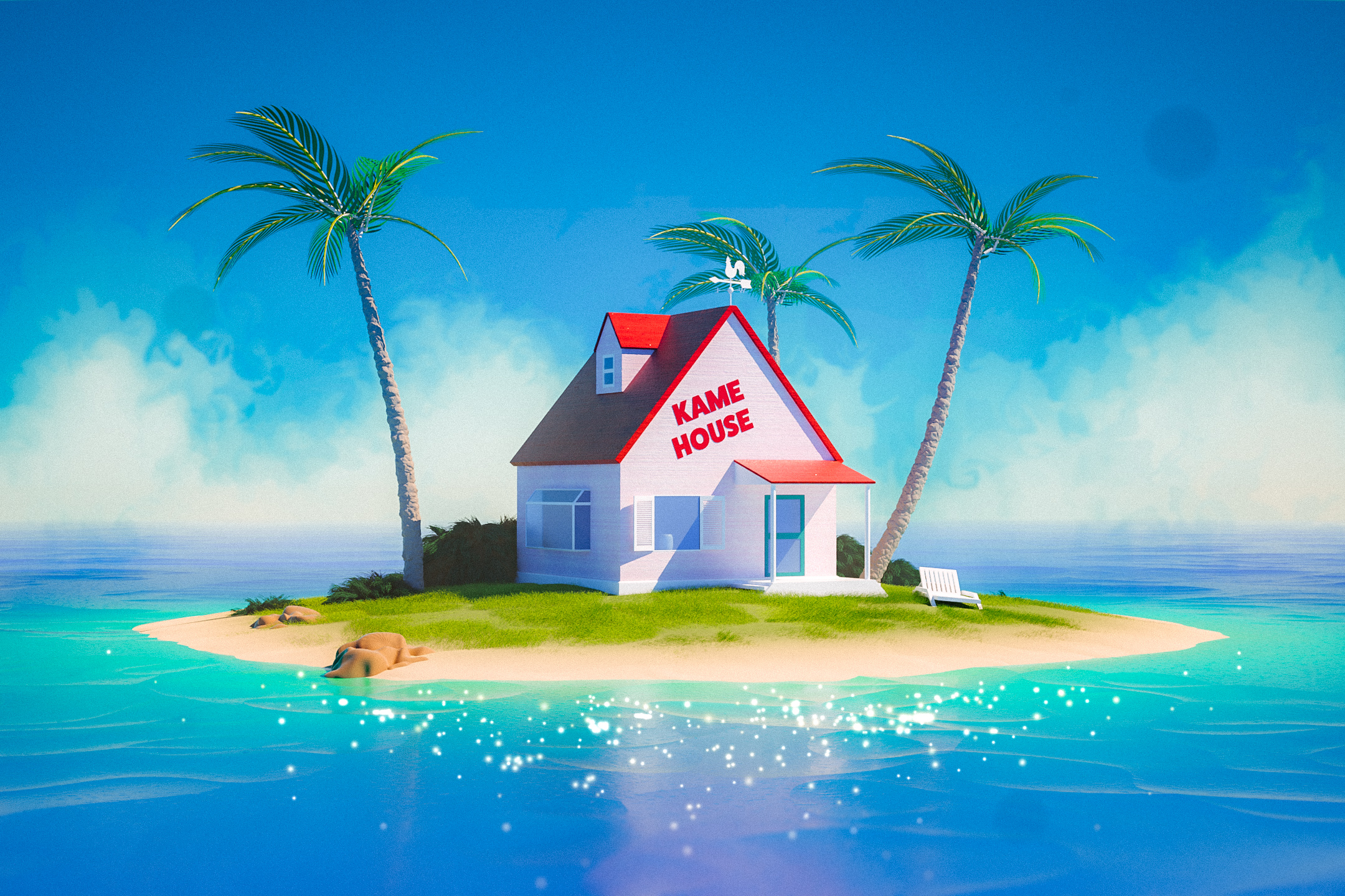 Kame House HD Wallpaper and Background