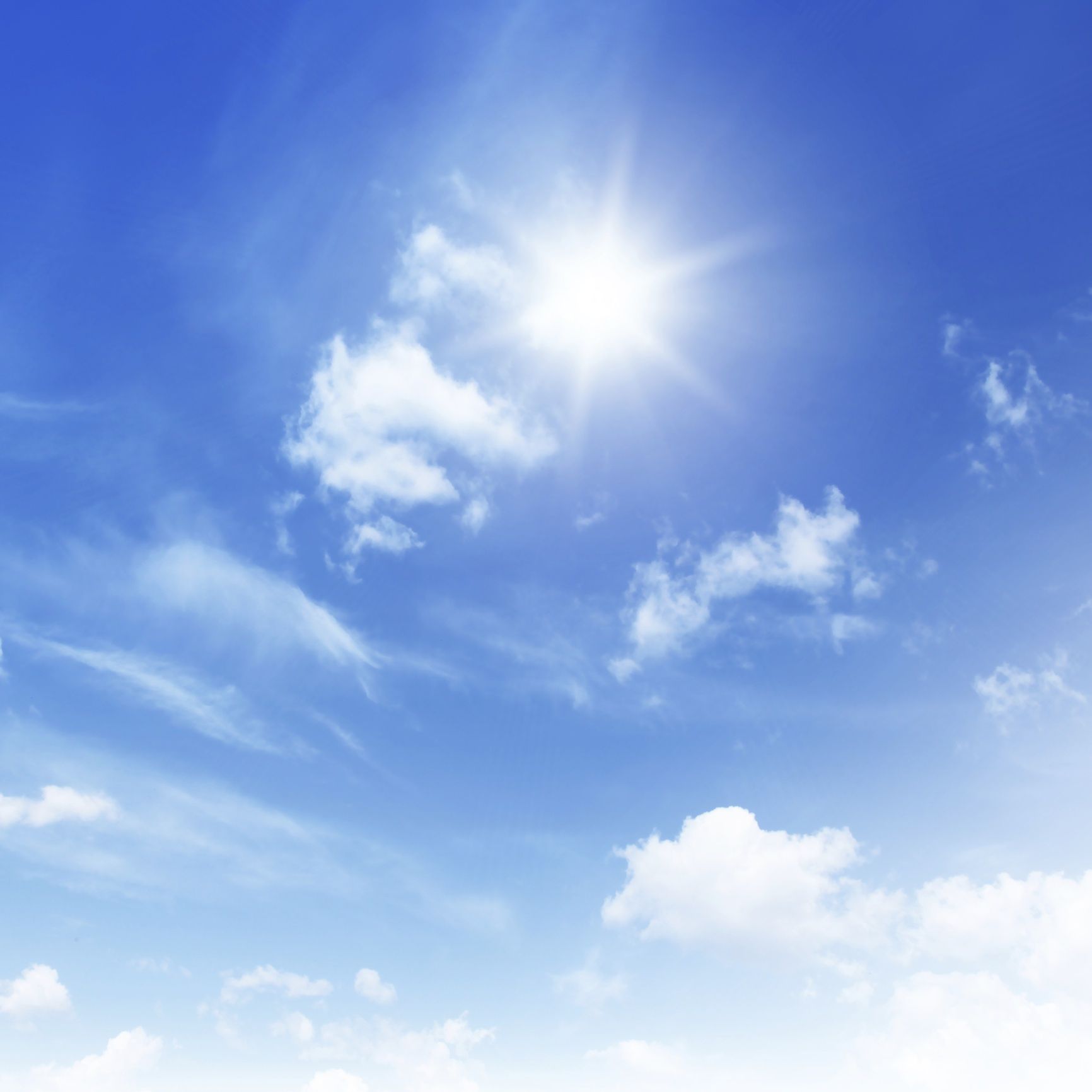 Anime Sunny Sky Wallpaper