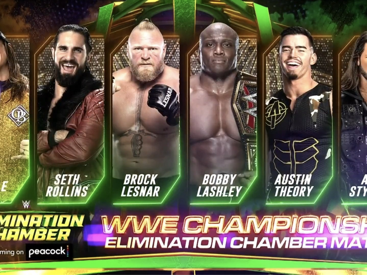 Here are the 5 wrestlers challenging Bobby Lashley for the WWE title at Elimination Chamber