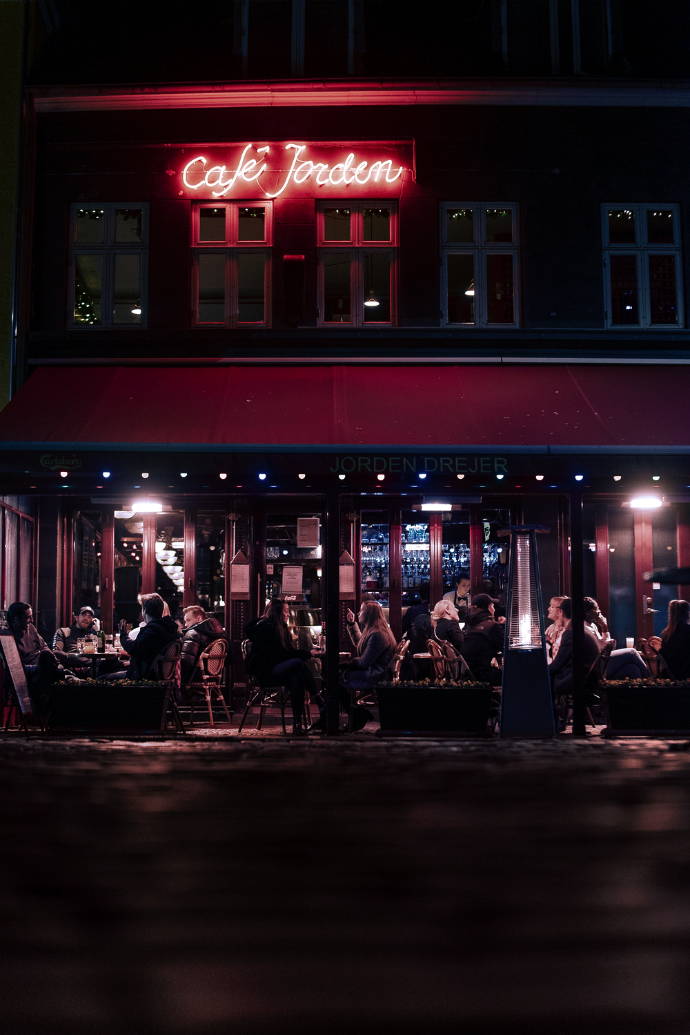 Cafe Night Picture. Download Free Image