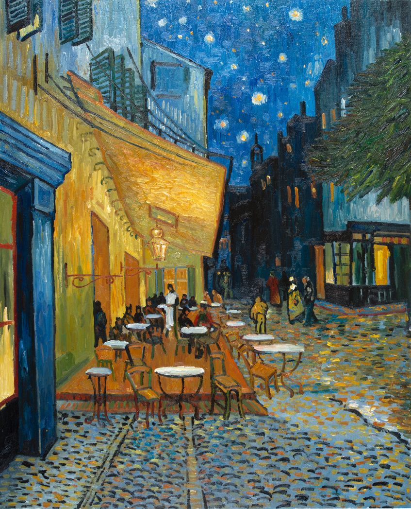 Cafe Terrace at Night by Vincent van Gogh Gogh Studio