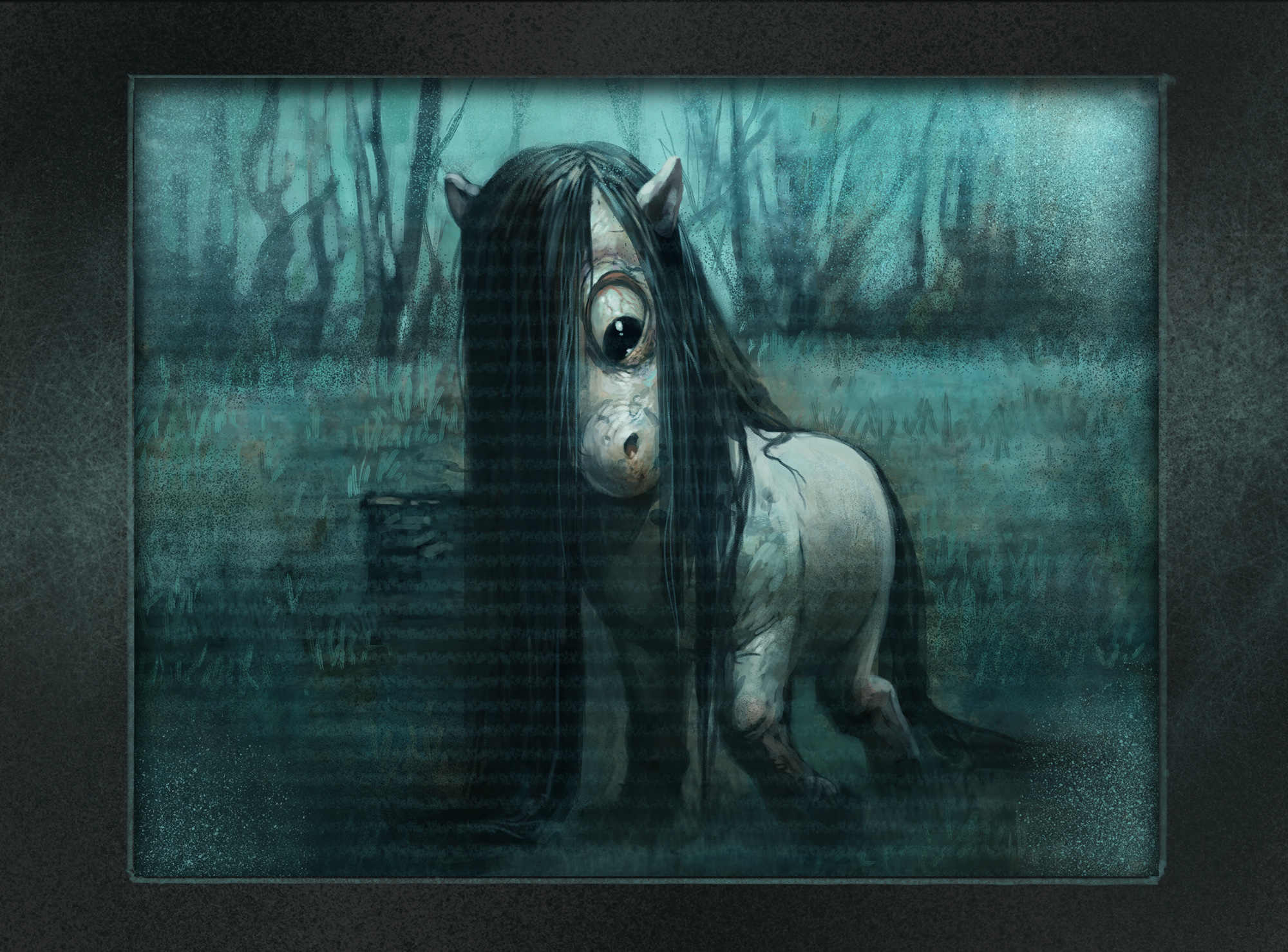RINGU Horror Mystery dark little pony g wallpaperx1478