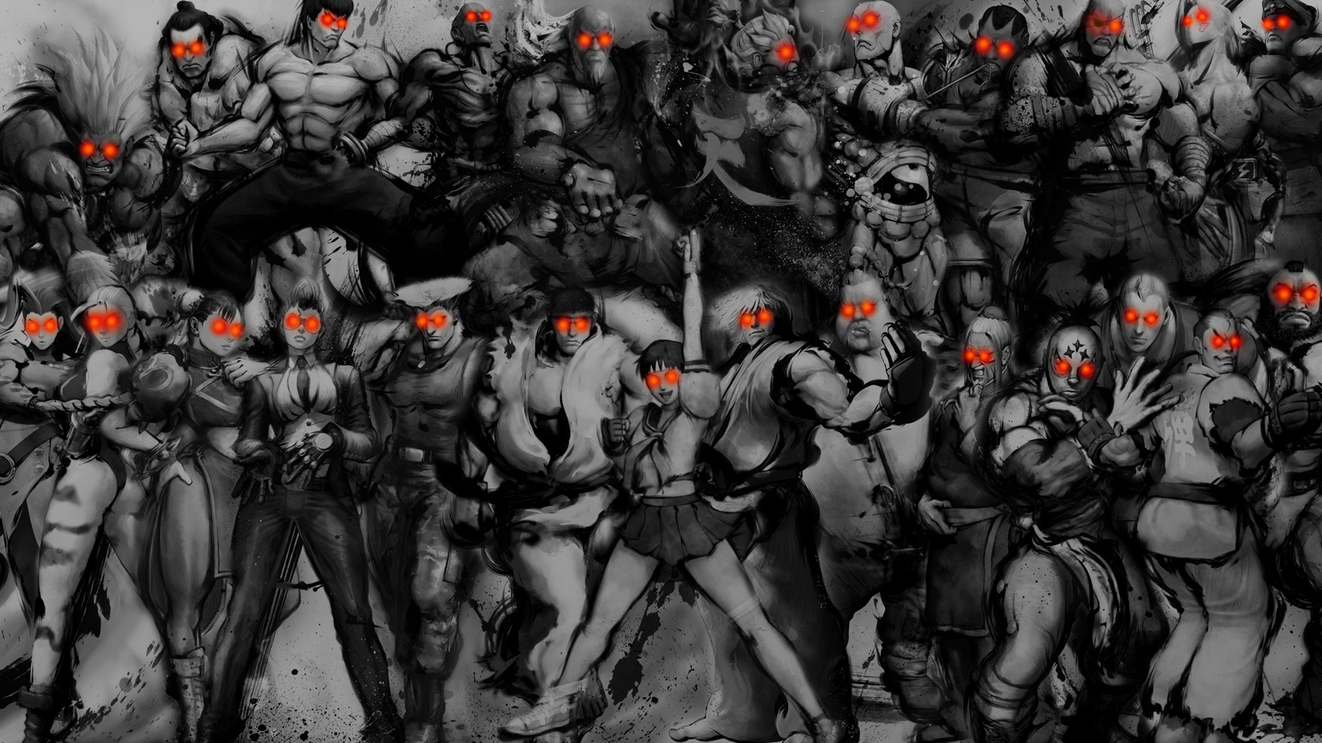 Balrog, Street Fighter, Cammy, Ryu, Sagat, Akuma, Chun Li, Zangief Wallpaper / WallpaperJam.com