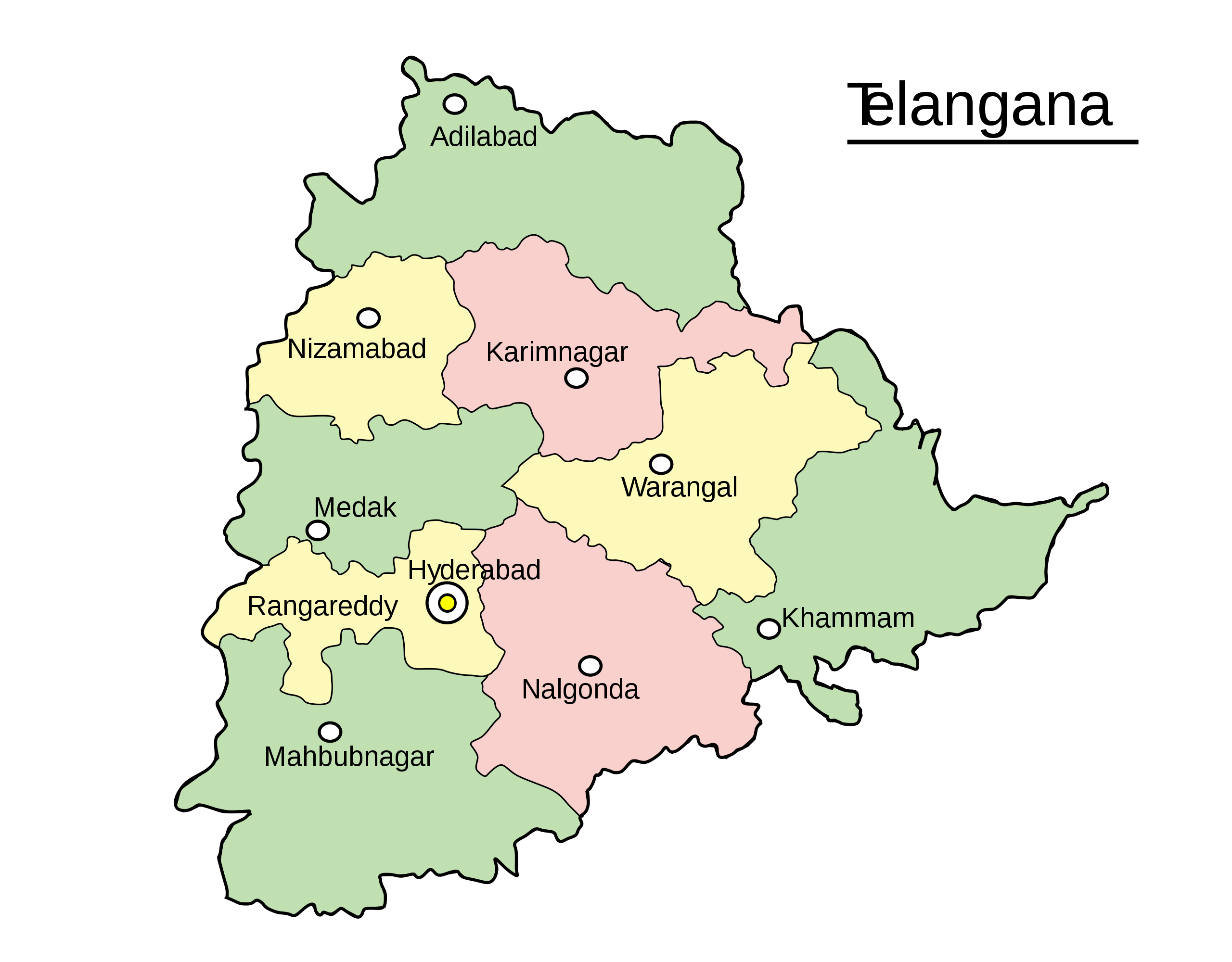 Telangana Map Wallpapers Wallpaper Cave