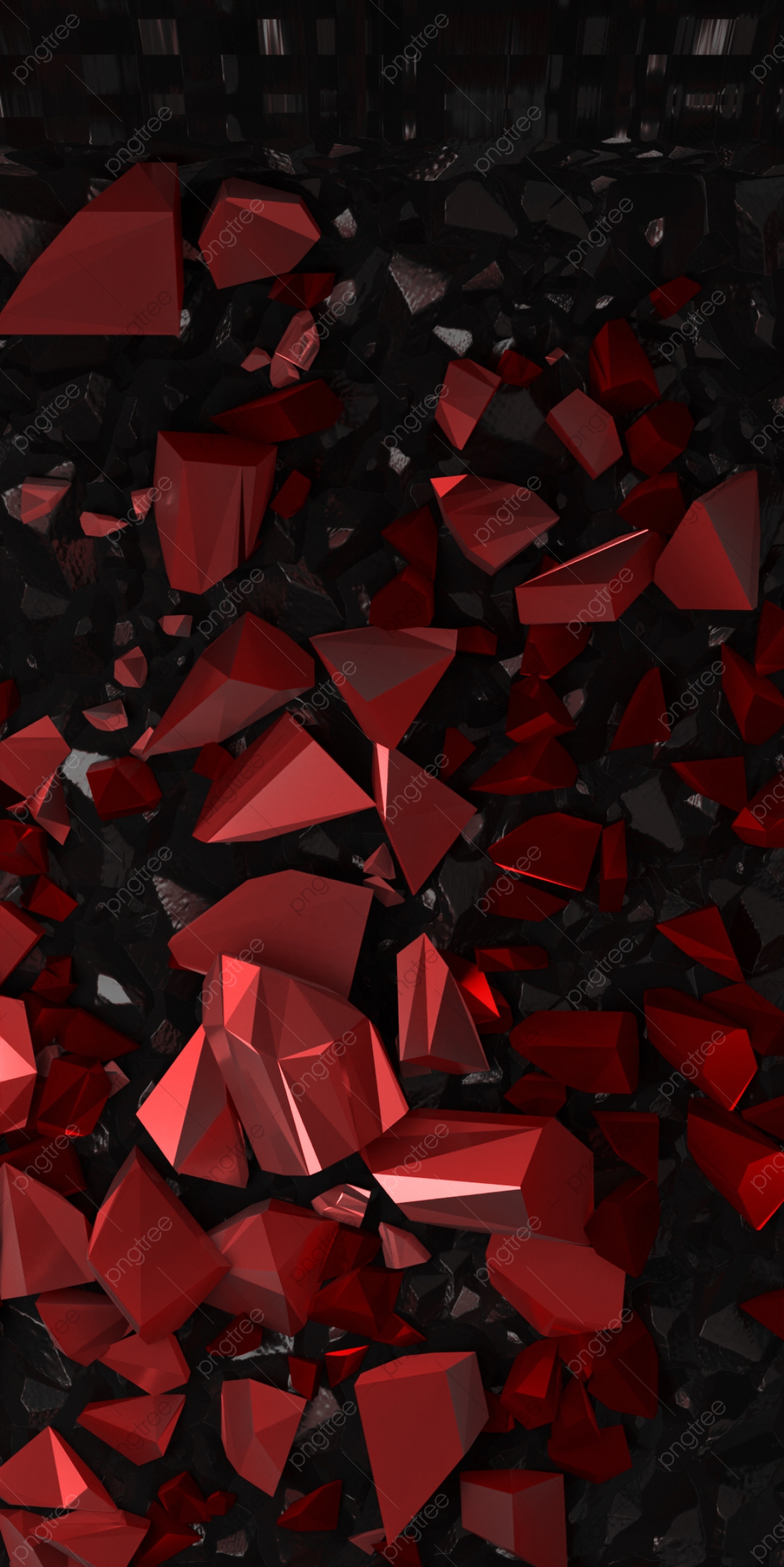 Crystal Background Red Shiny Gem On Black Surface, Surface, Business, Illustration Background Image for Free Download