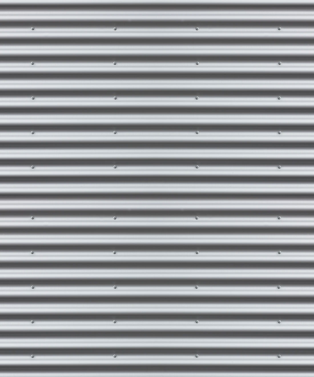 Corrugated Iron Wallpaper • Realistic Metal Effect