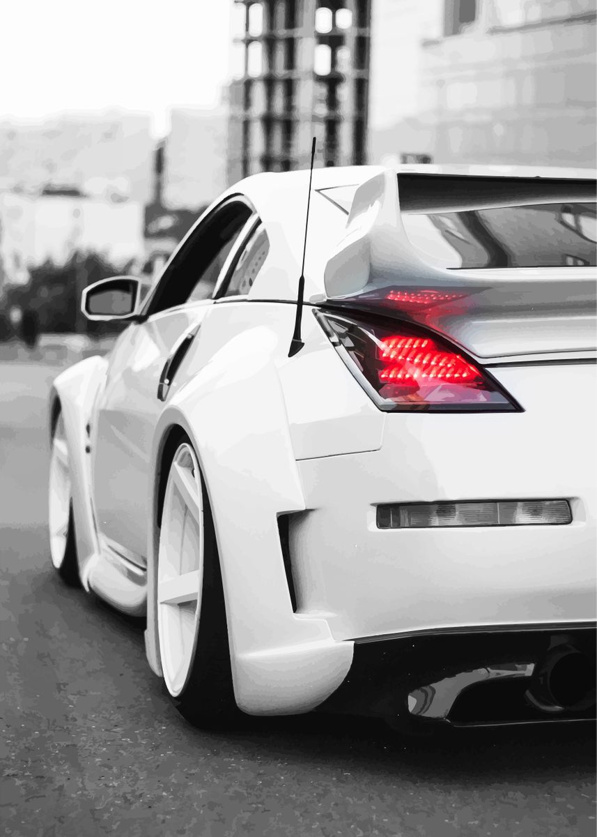 350z' Poster by CyberGeek. Displate. Nissan 350z, Super cars, Street racing cars