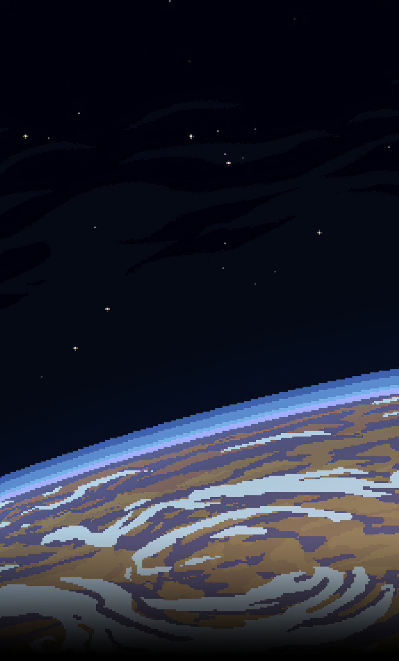 Planet Pixel Art 4k iPhone HD 4k Wallpaper, Image, Background, Photo and Picture