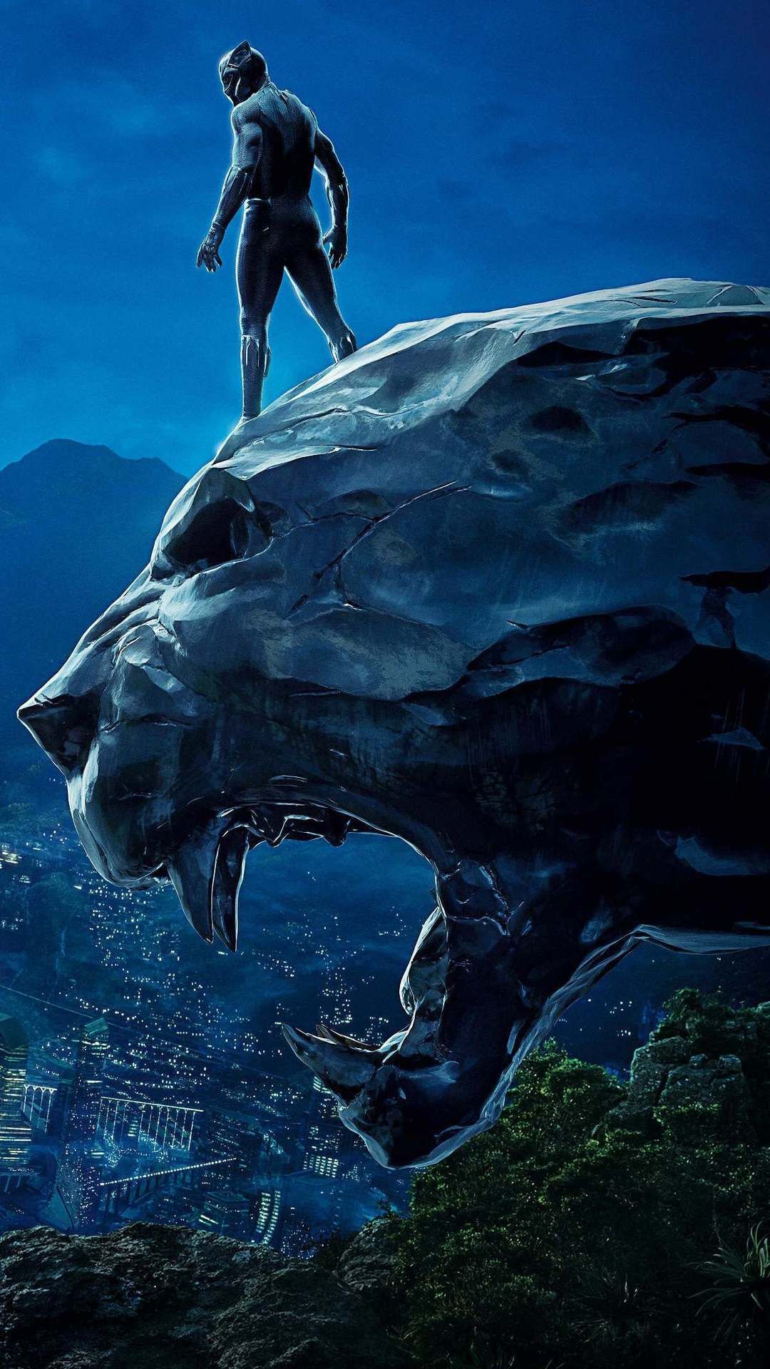Black Panther 4k Movie Poster iPhone 6s, 6 Plus, Pixel xl (2022)