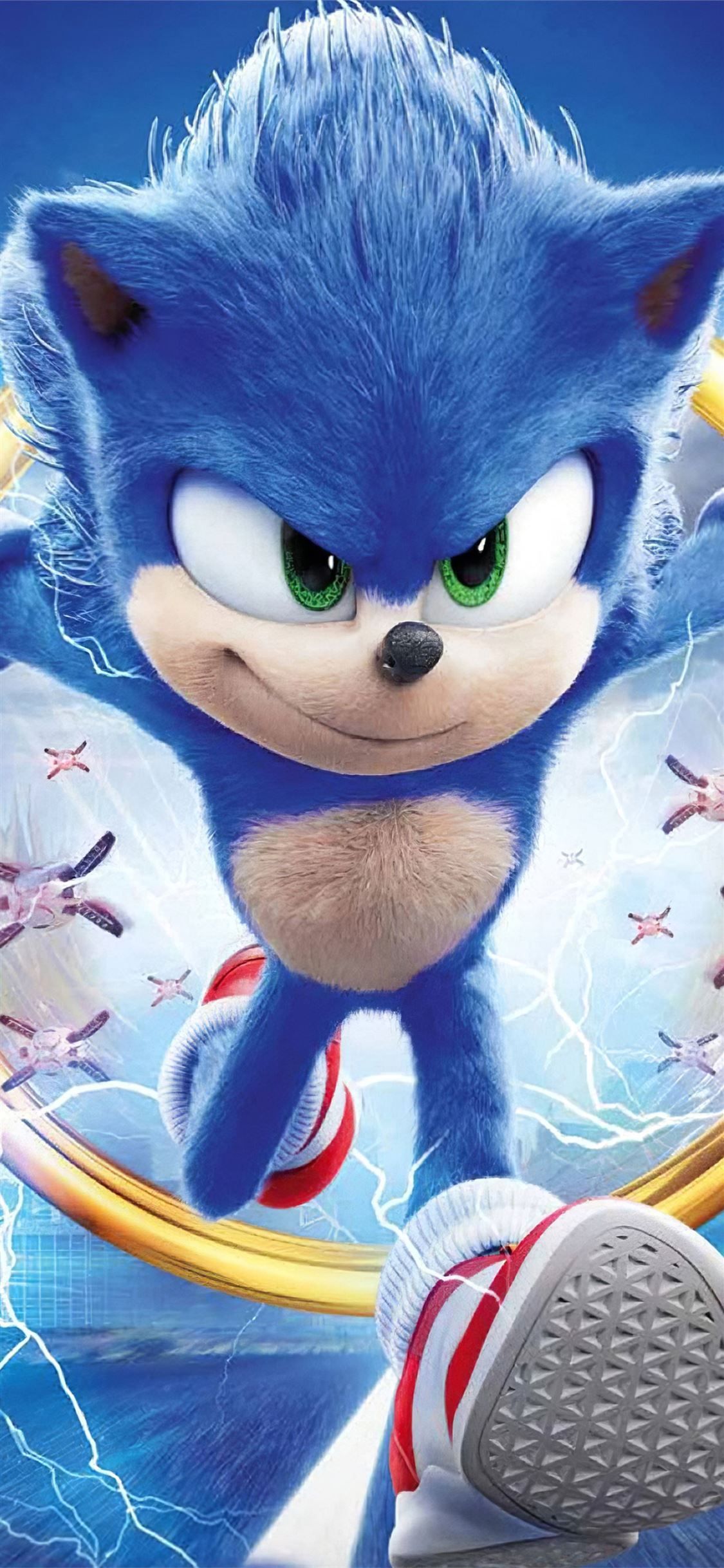 Sonic 2 Movie Art 4K Wallpaper iPhone
