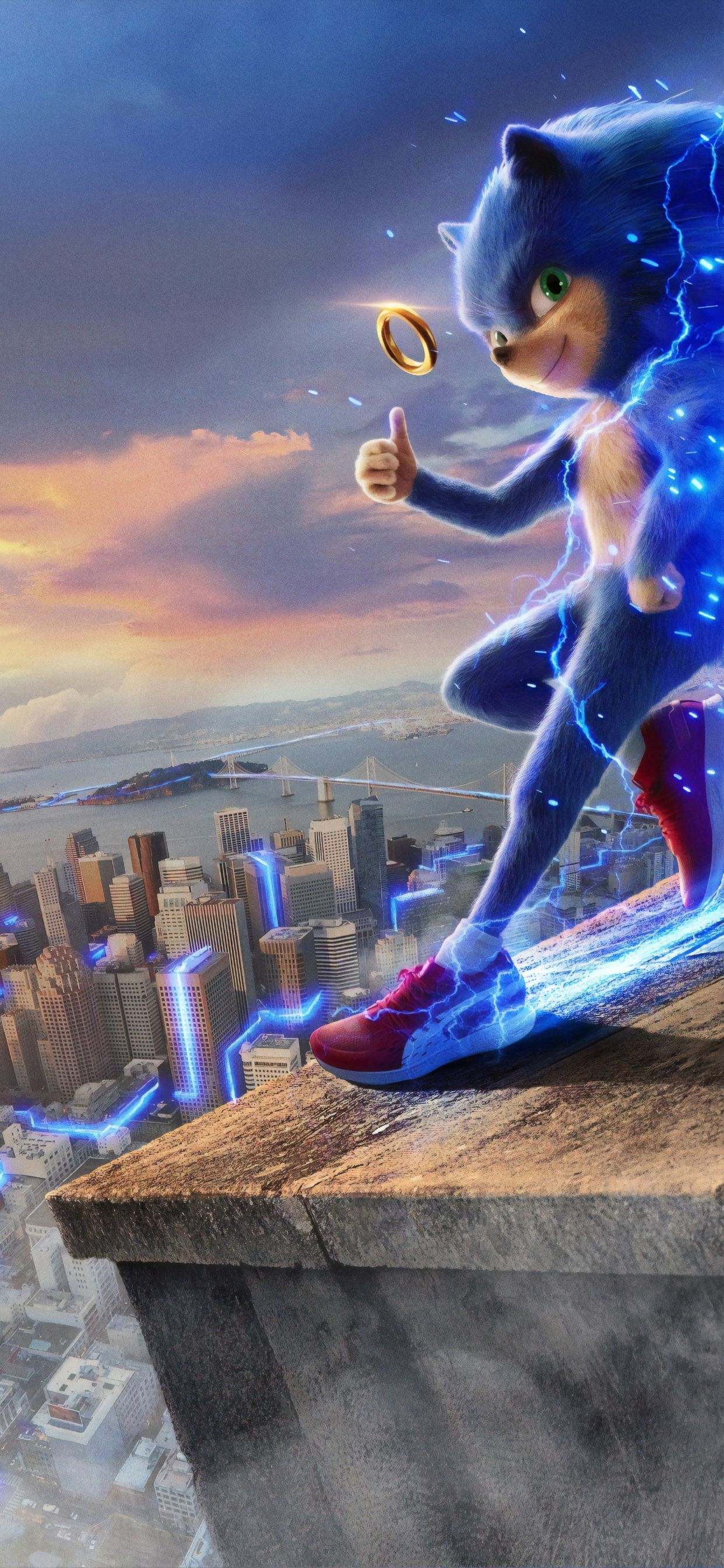 Sonic Movie iPhone Wallpaper