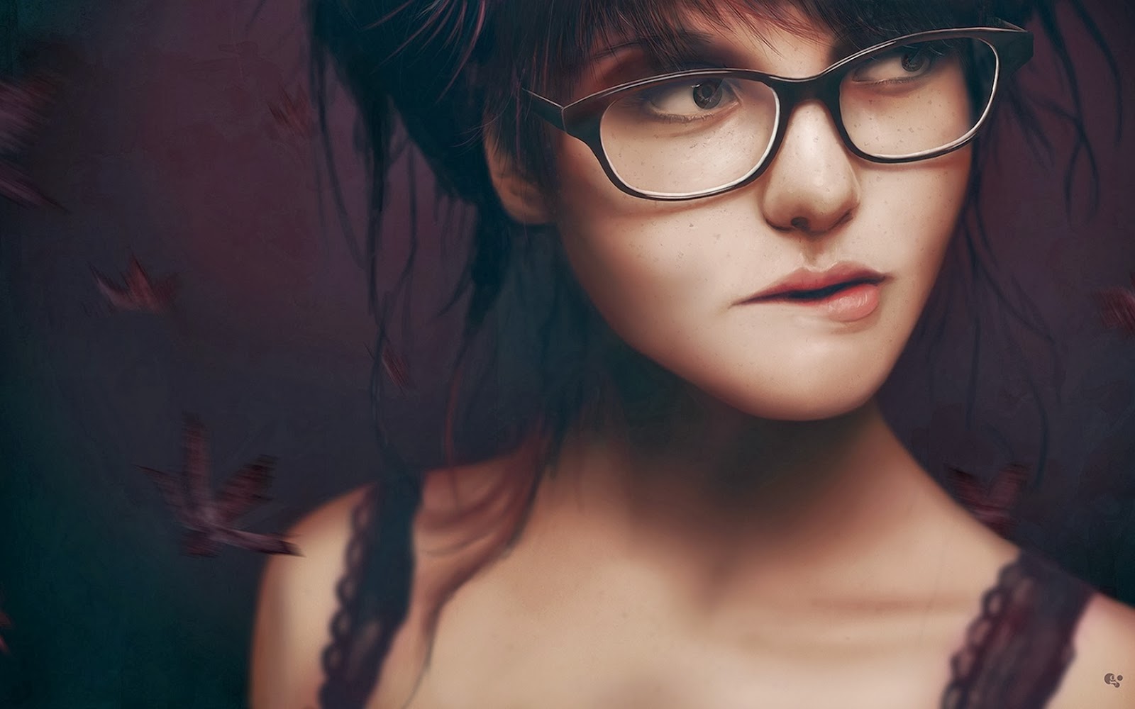 Girl With Glasses Beauty Quotes. QuotesGram