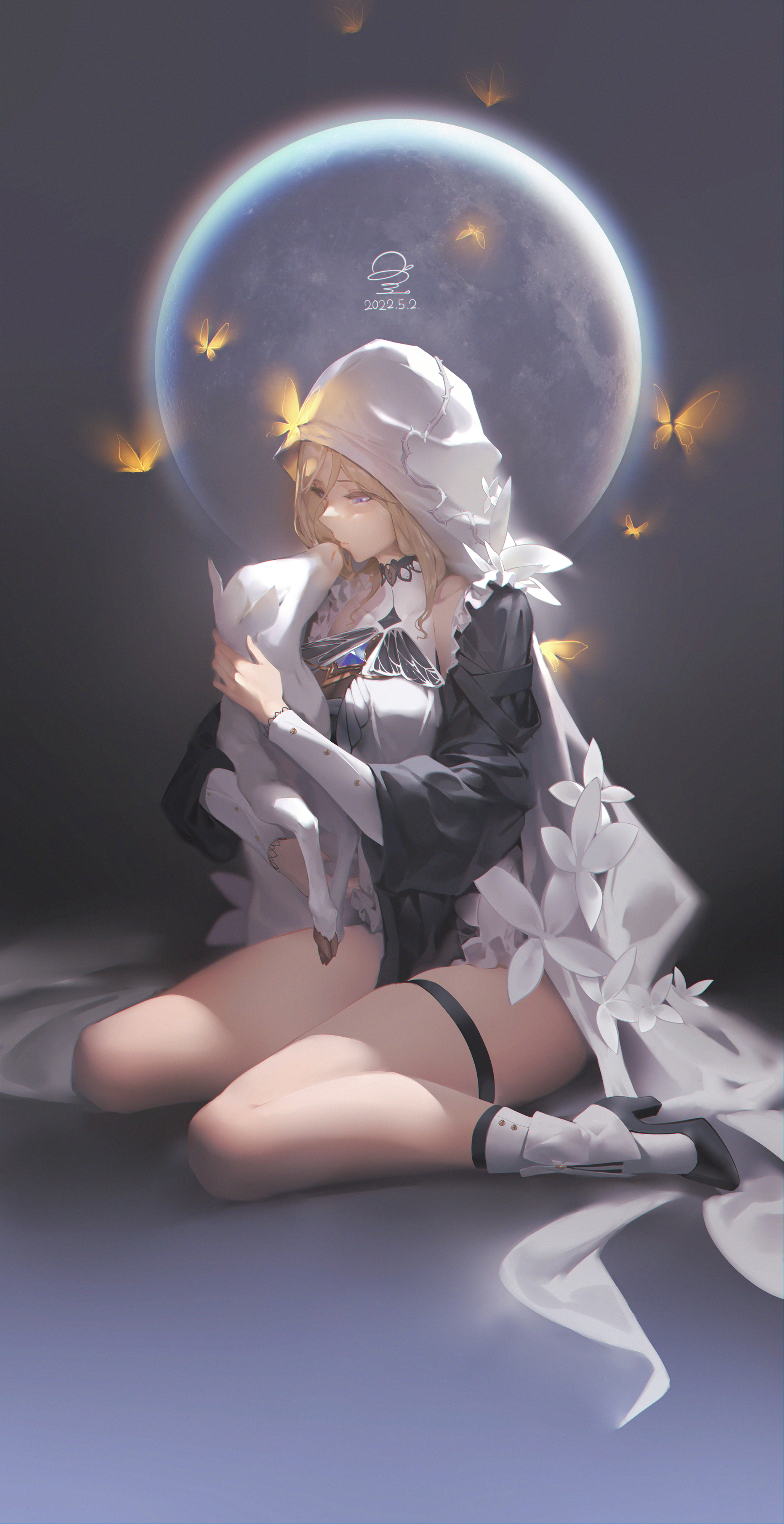 aponia (honkai and 1 more) drawn