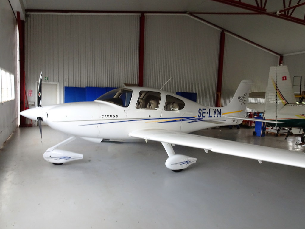 SE LYN Cirrus SR20 On 18 August 2019 Malmo. Jersey Aviation Image 2022