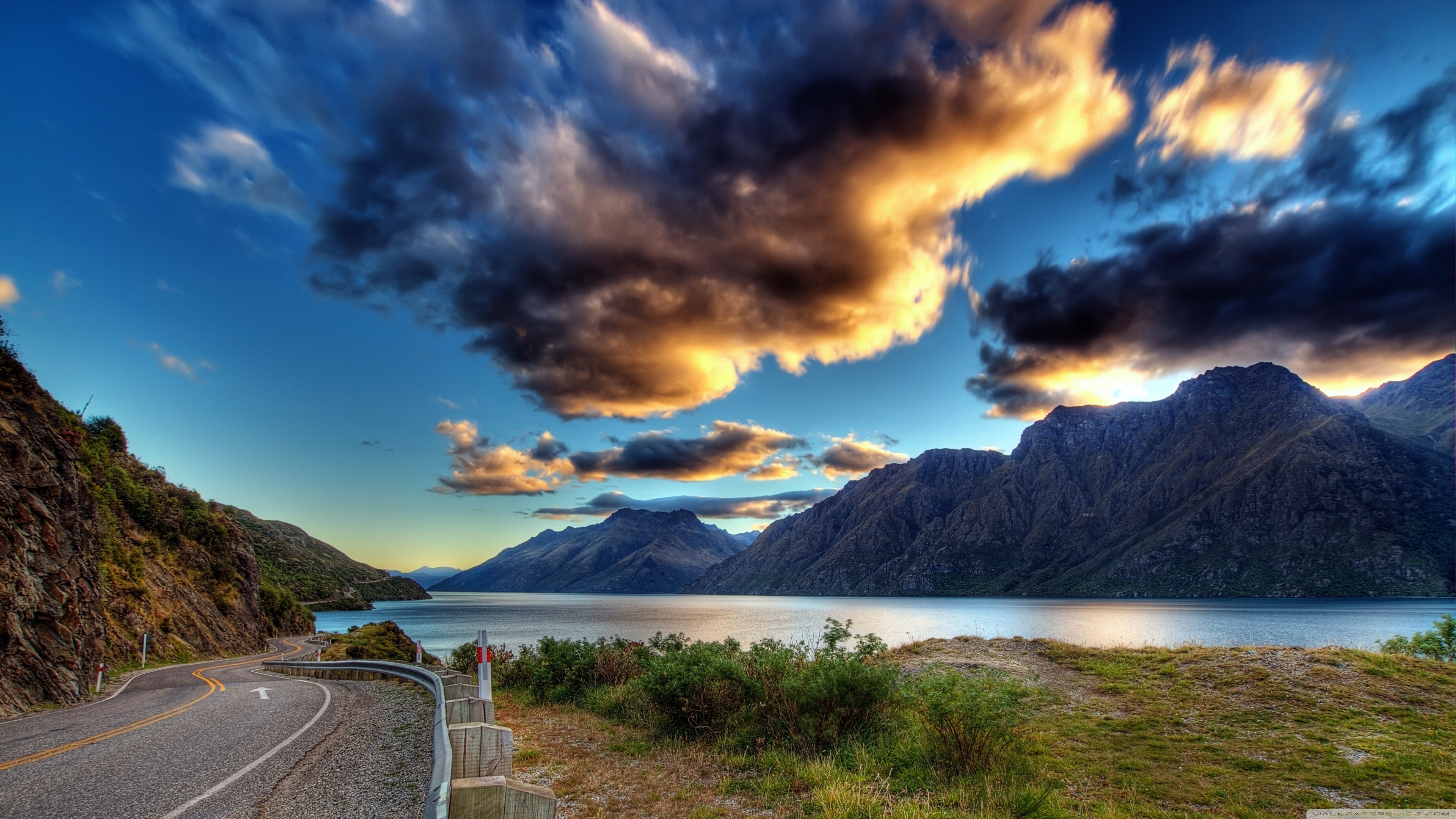 Mountain Road Scenery Ultra HD Desktop Background Wallpaper for 4K UHD TV, Multi Display, Dual Monitor