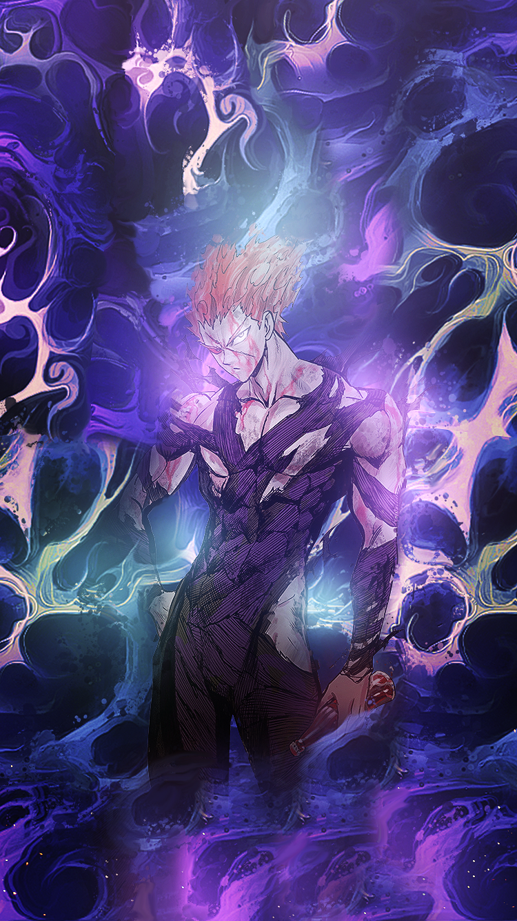 Garou cosmic fear mode colored : r/OnePunchMan