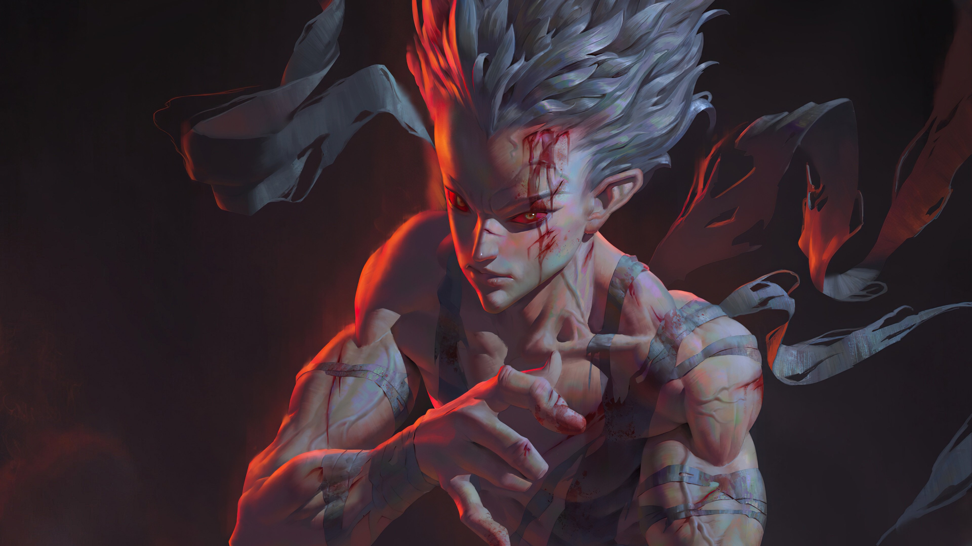 Garou cosmic fear mode  Personagens de anime, Anime, Animes wallpapers