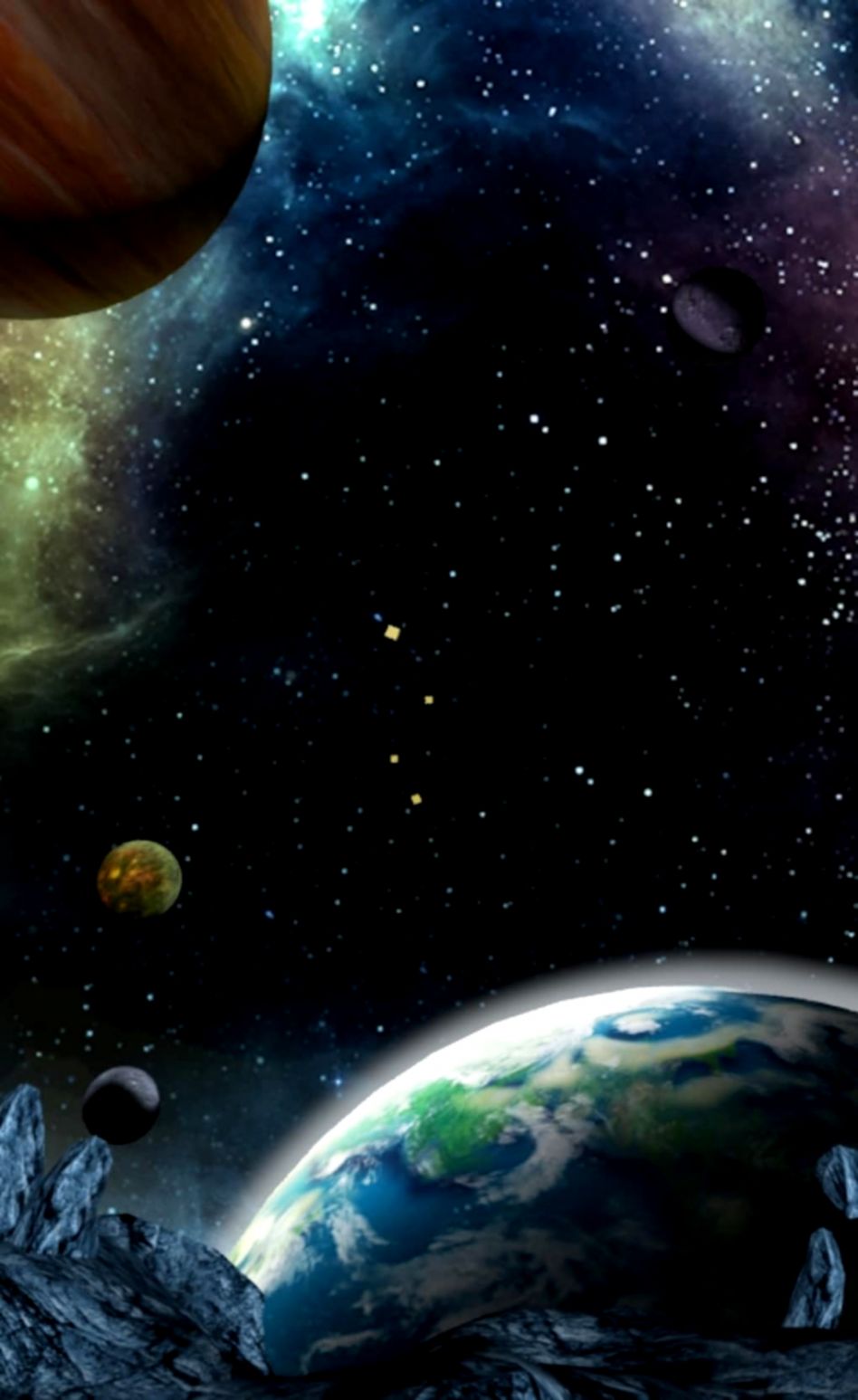 wallpaper phone android, outer space, planet, astronomical object, universe, sky