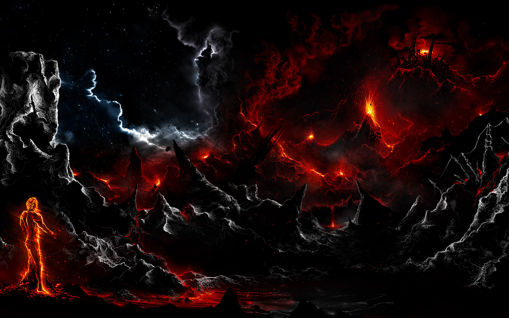 Dark Landscape Wallpaper and Background Imagex1050