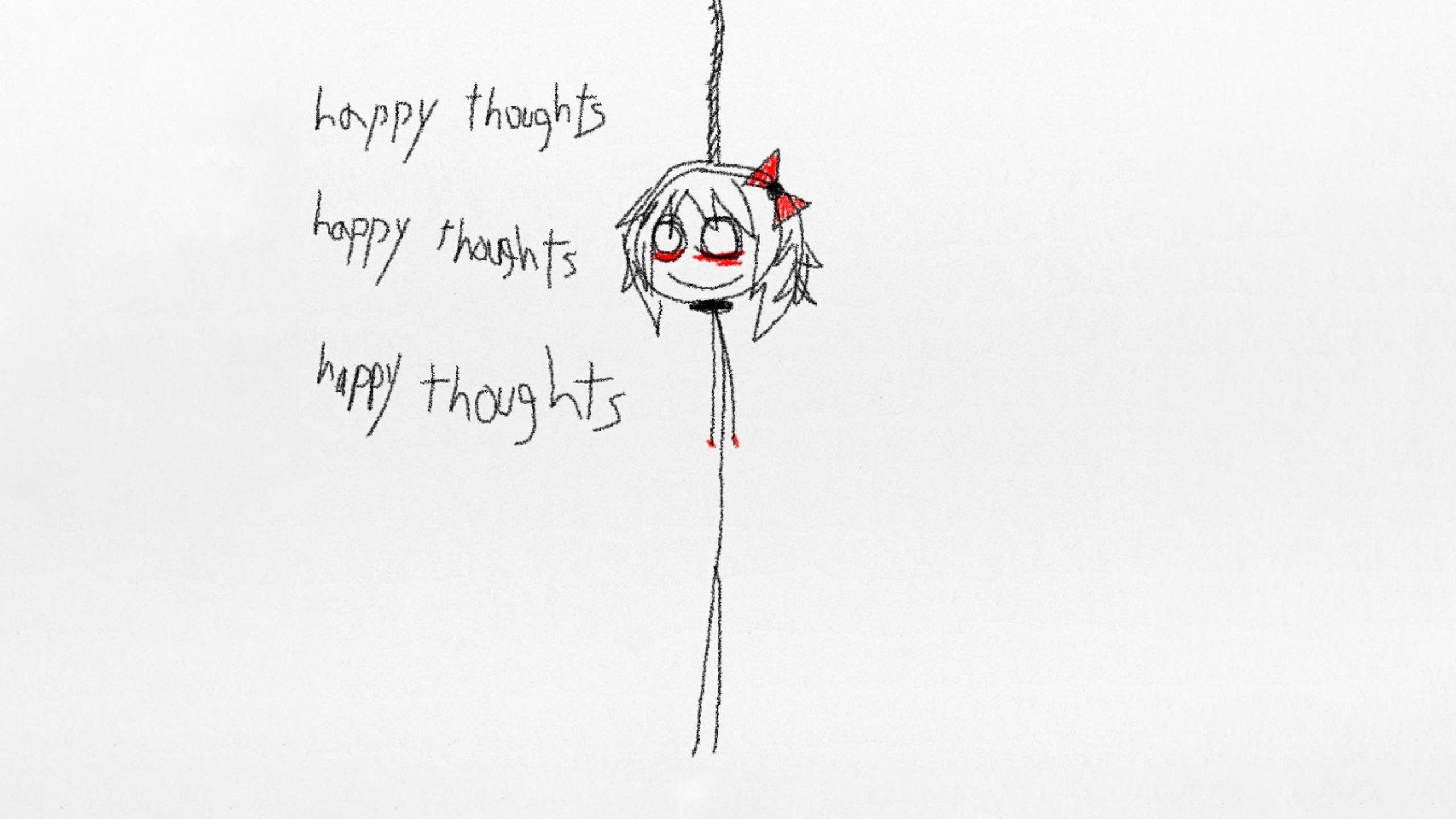 Happy thoughts wallpaper