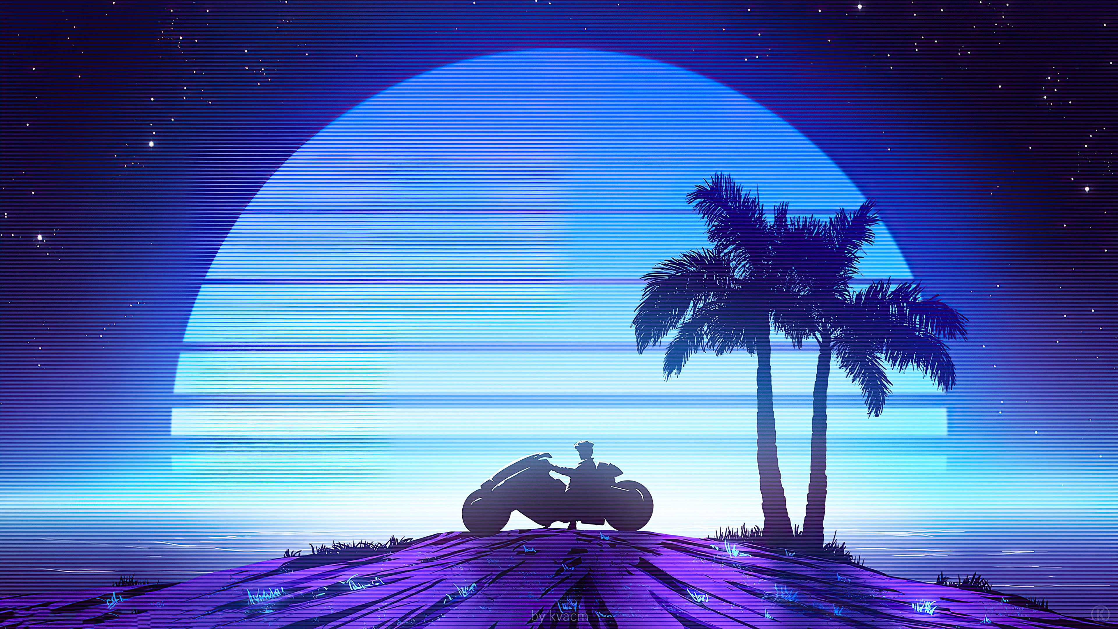Retro Futuristic 4k Art Wallpaper