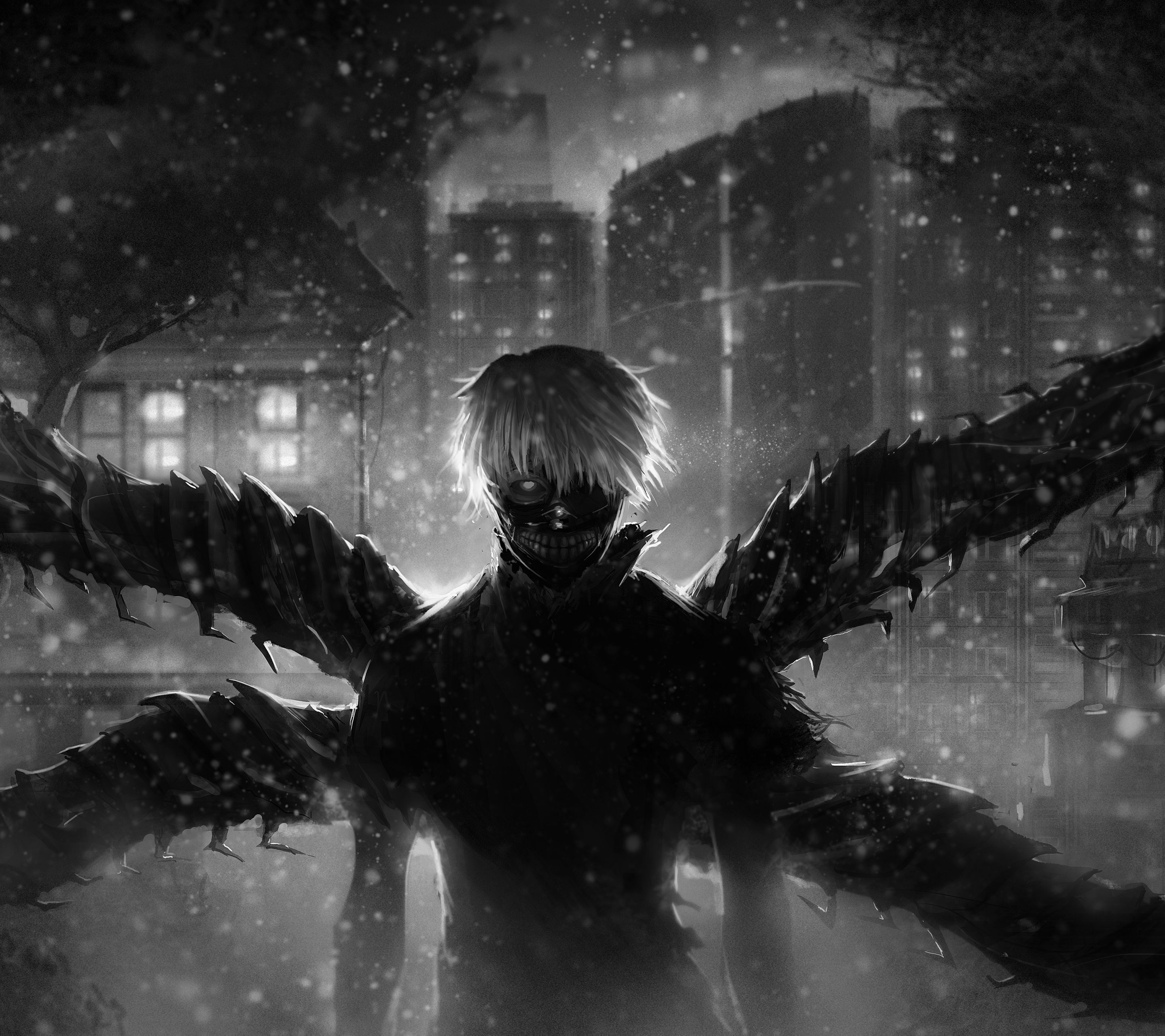 Tokyo Ghoul Black And White Wallpapers - Wallpaper Cave