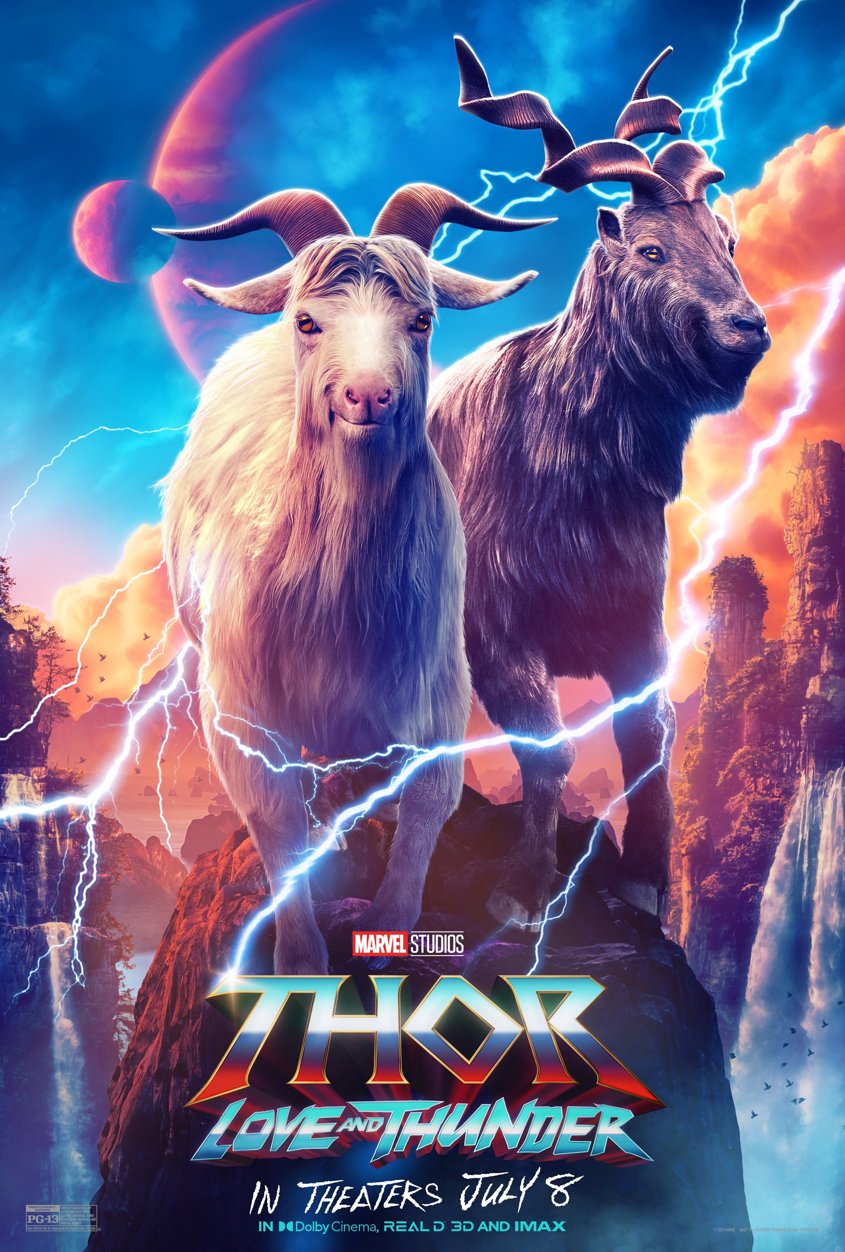 Thor: Love and Thunder Character Posters Feature Goats, Zeus, and More