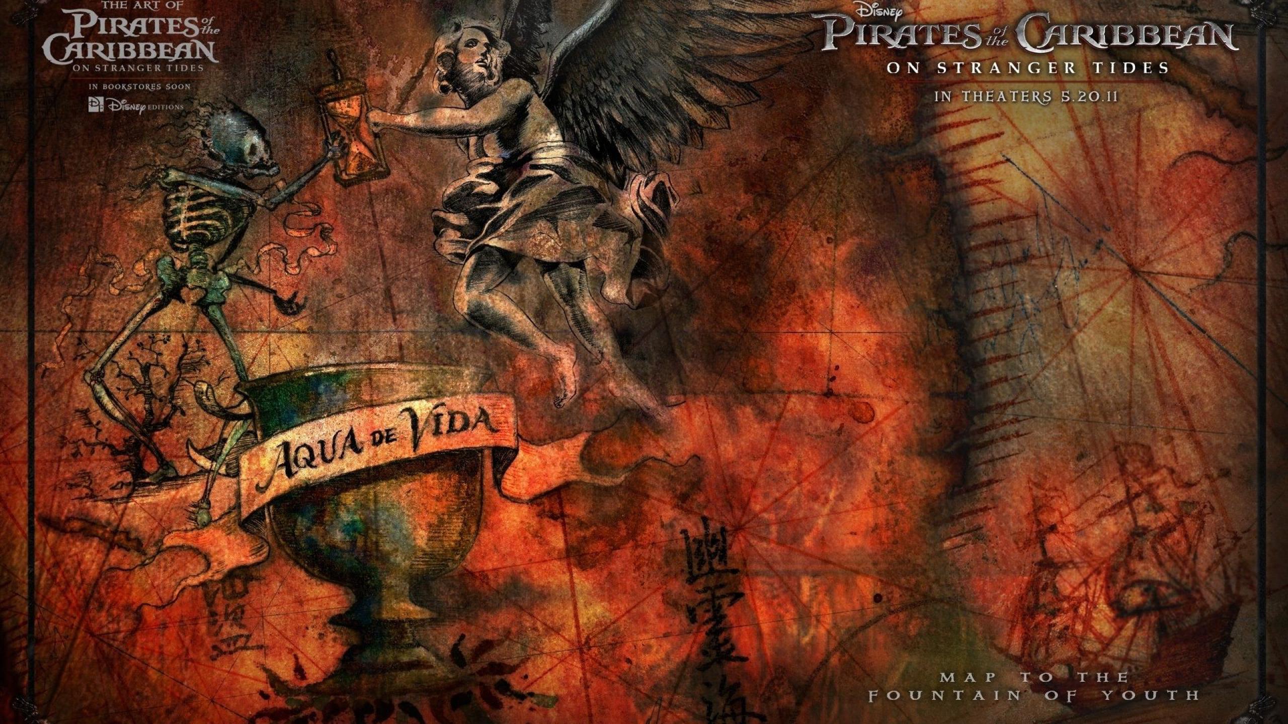 Art from the Book, Pirates of the Caribbean: On Stranger Tides, Map to the Fountain of Youth