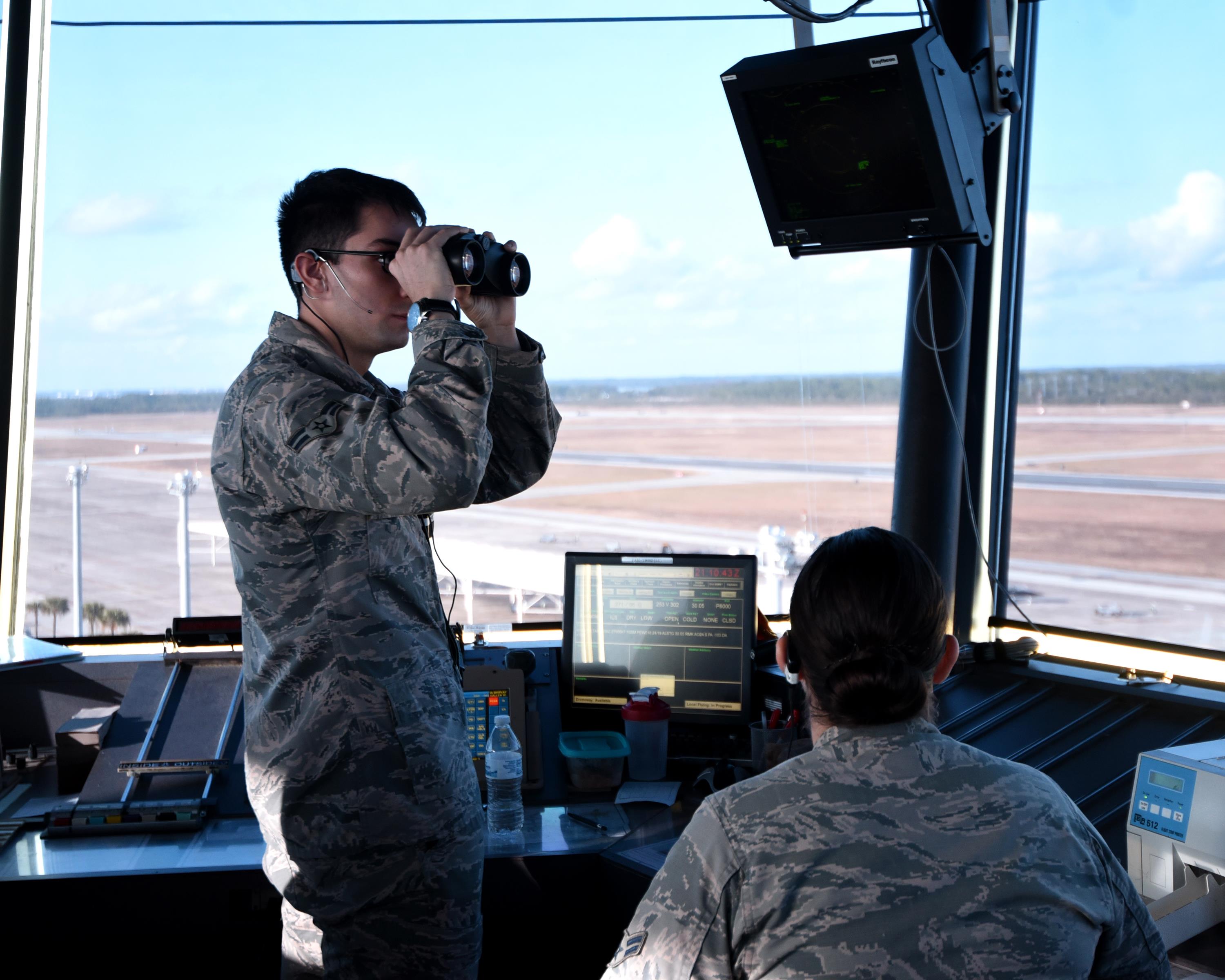 Tyndall Air Traffic Controllers Ensure Safe Operations During Checkered Flag 17 1 > Tyndall Air Force Base > Article Display