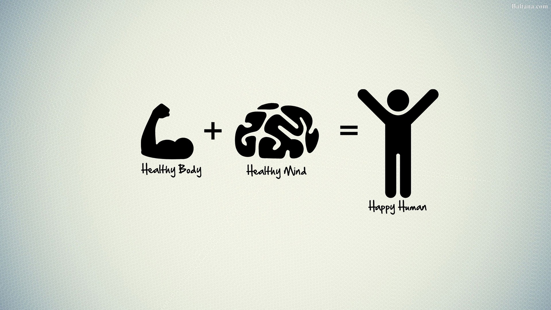 Be Happy Be Healthy Wallpaper