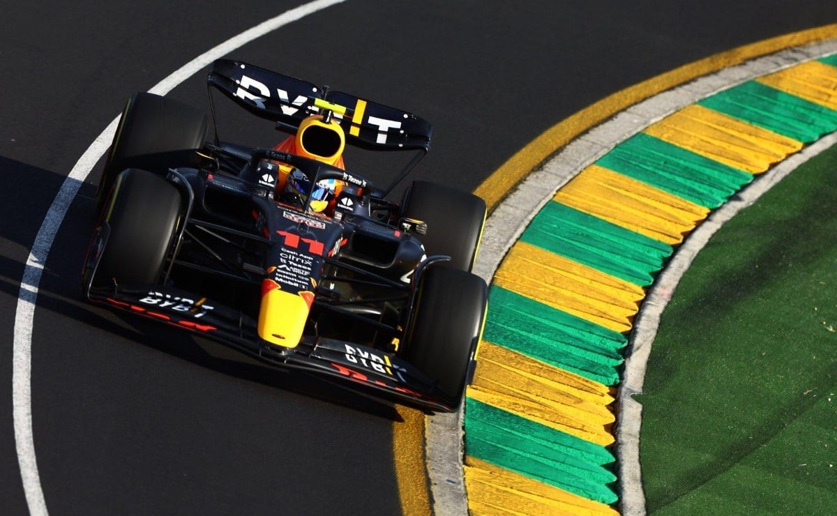 F1: Sergio Pérez climbs to his first podium of 2022 after finishing second in the Australian GP
