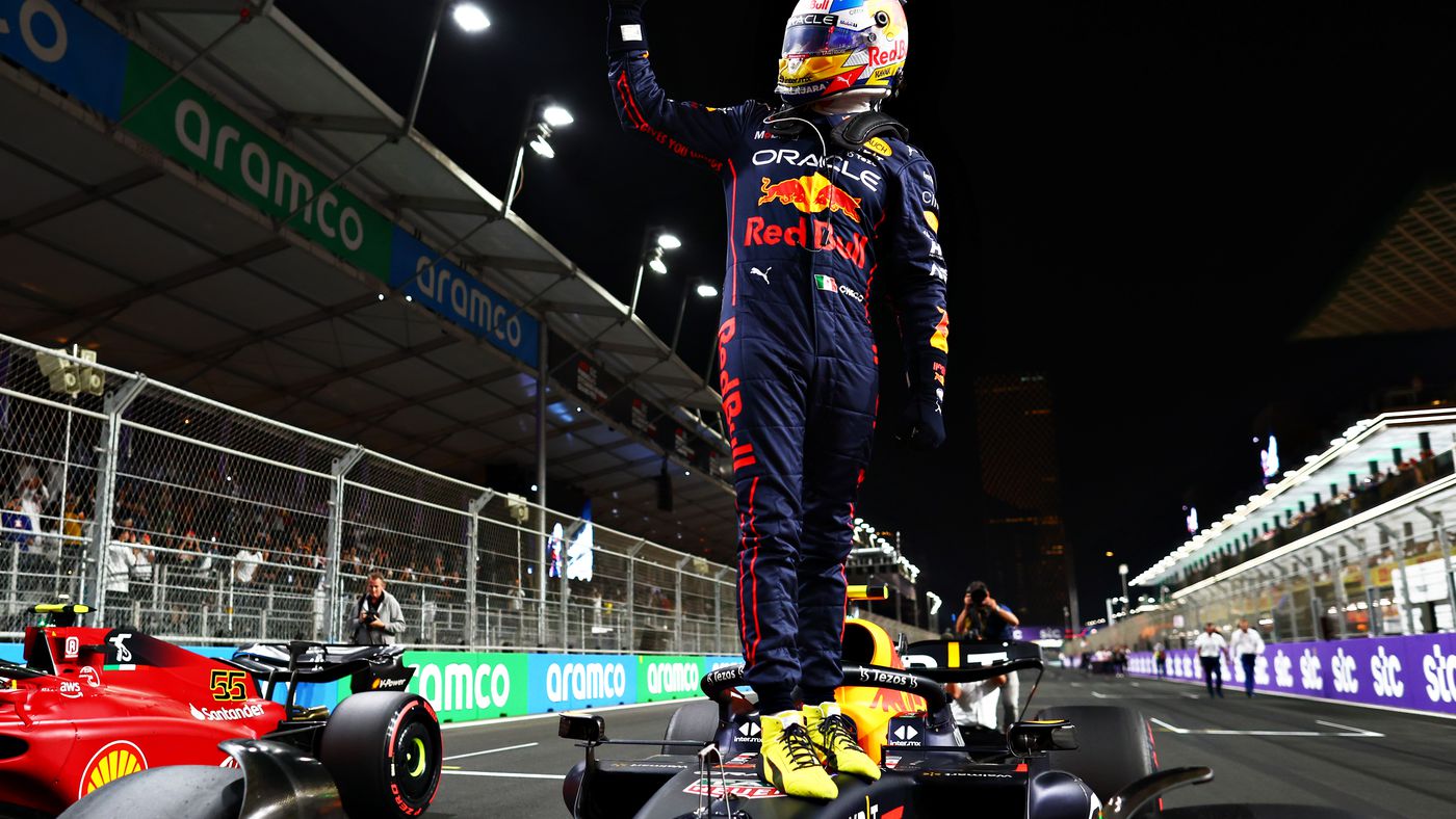 F1 starting grid: Full results as Sergio Pérez claims pole at Saudi Arabian Grand Prix, Lewis Hamilton stunned