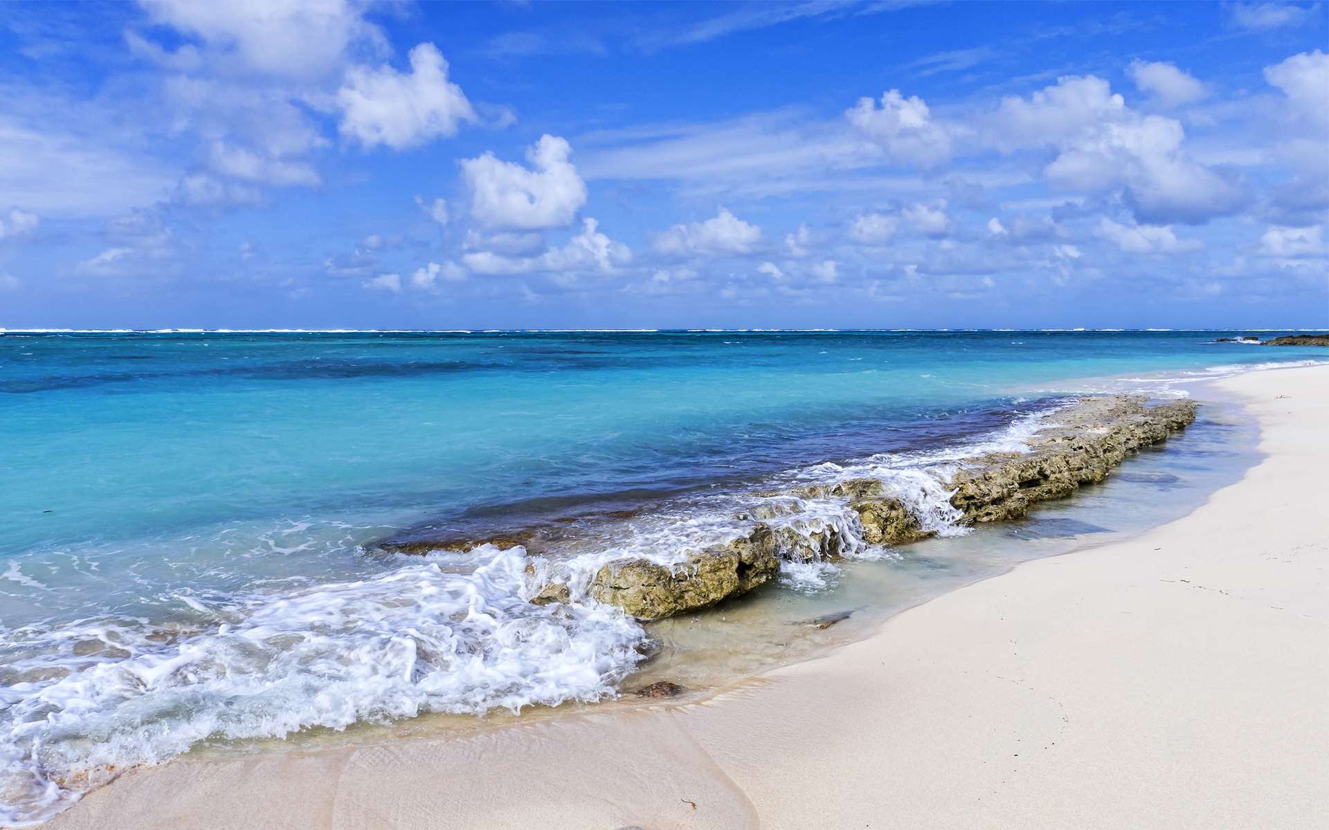 bahamas wallpaper, body of water, beach, sky, sea, shore