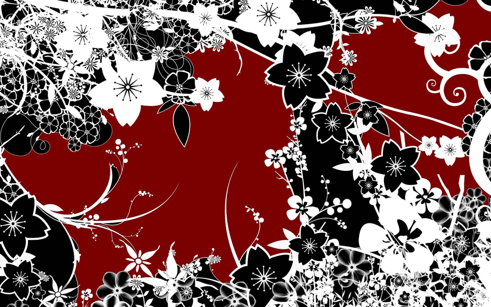 Black And Red Japanese Wallpaper