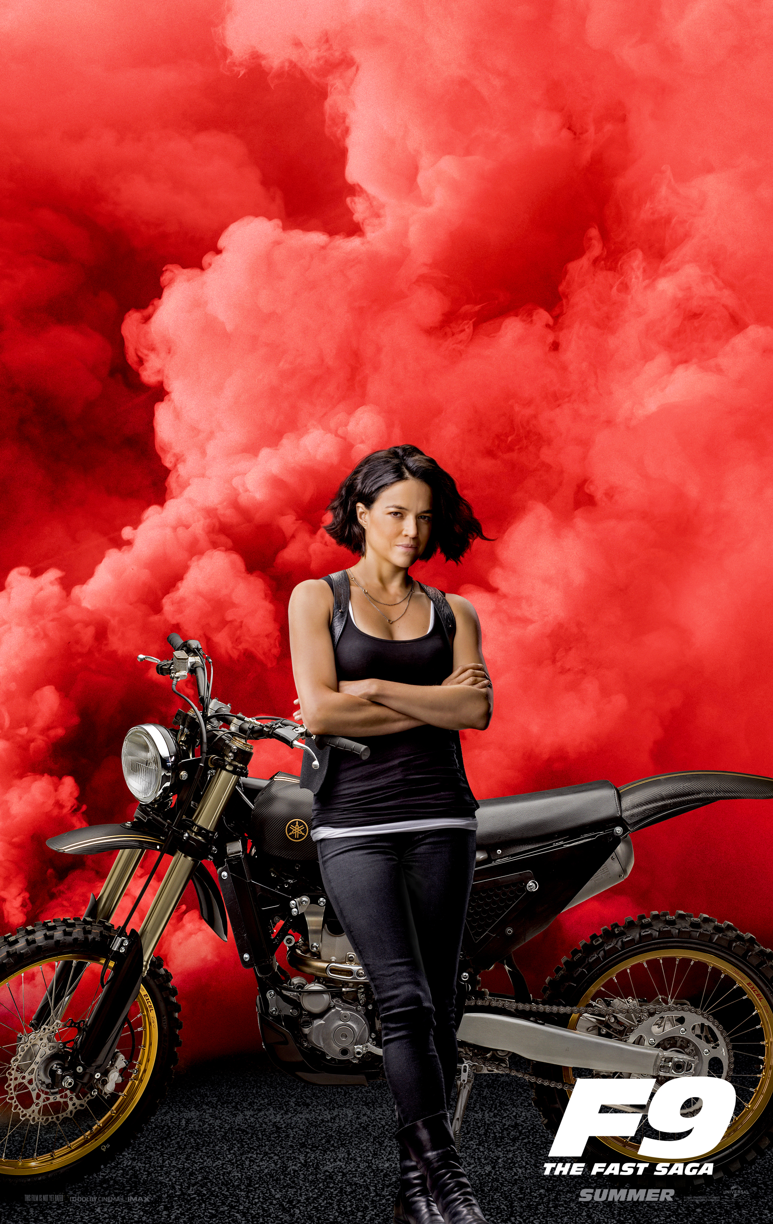 Michelle Rodriguez and Furious 9 Poster Mobile Phone full HD wallpaper