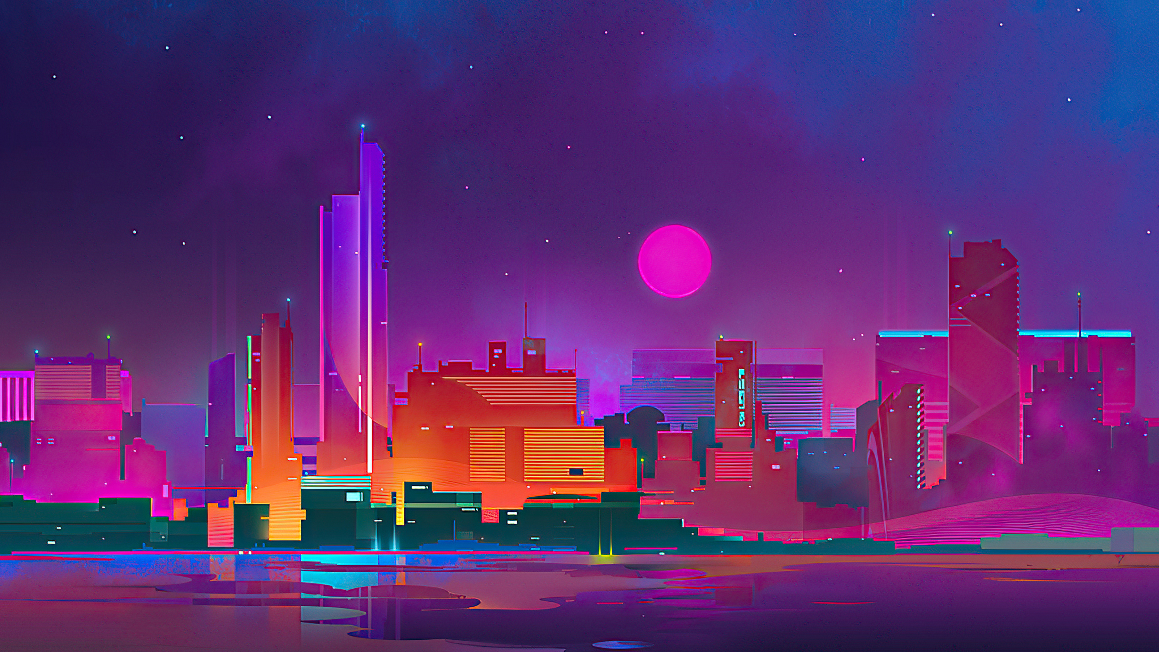 Purple City 4K [3840x2160]