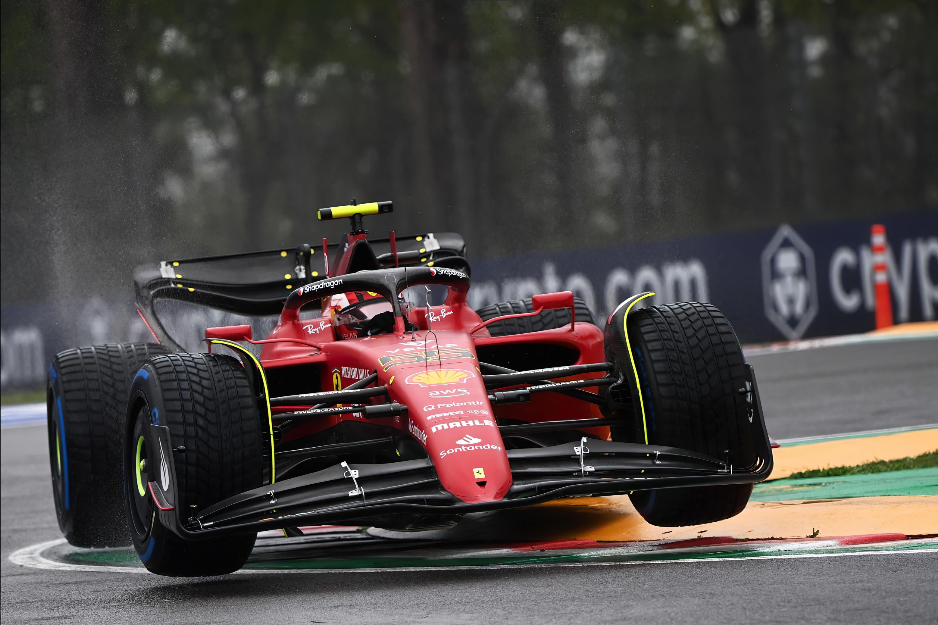 Carlos Sainz, Ferrari F1 75, 2022 Emilia Romagna (Imola) GP [3242x2160]