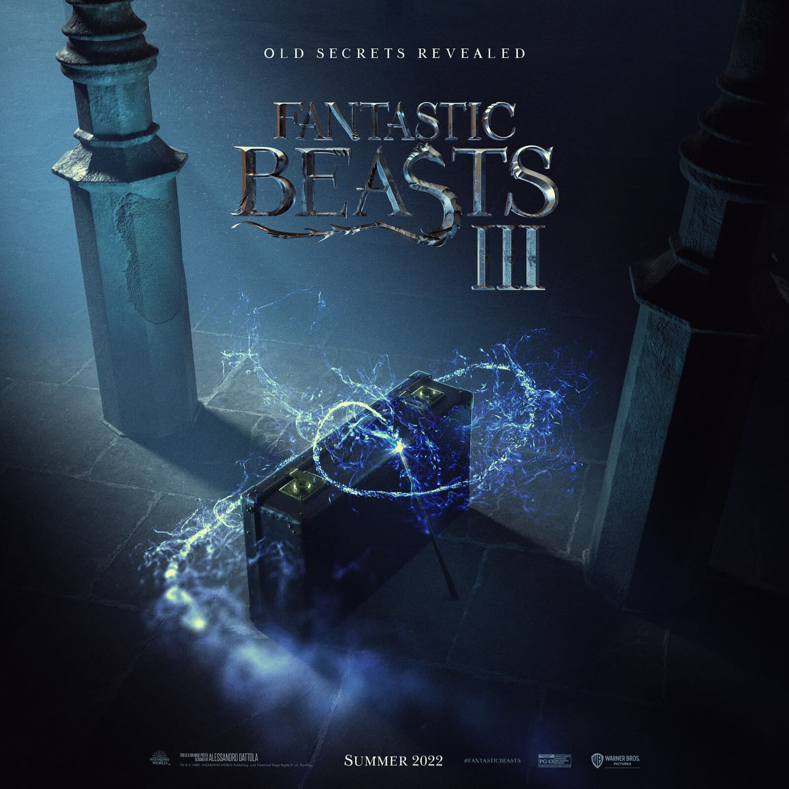 Fantastic Beasts 3: The Secrets of Dumbledore HD wallpaper