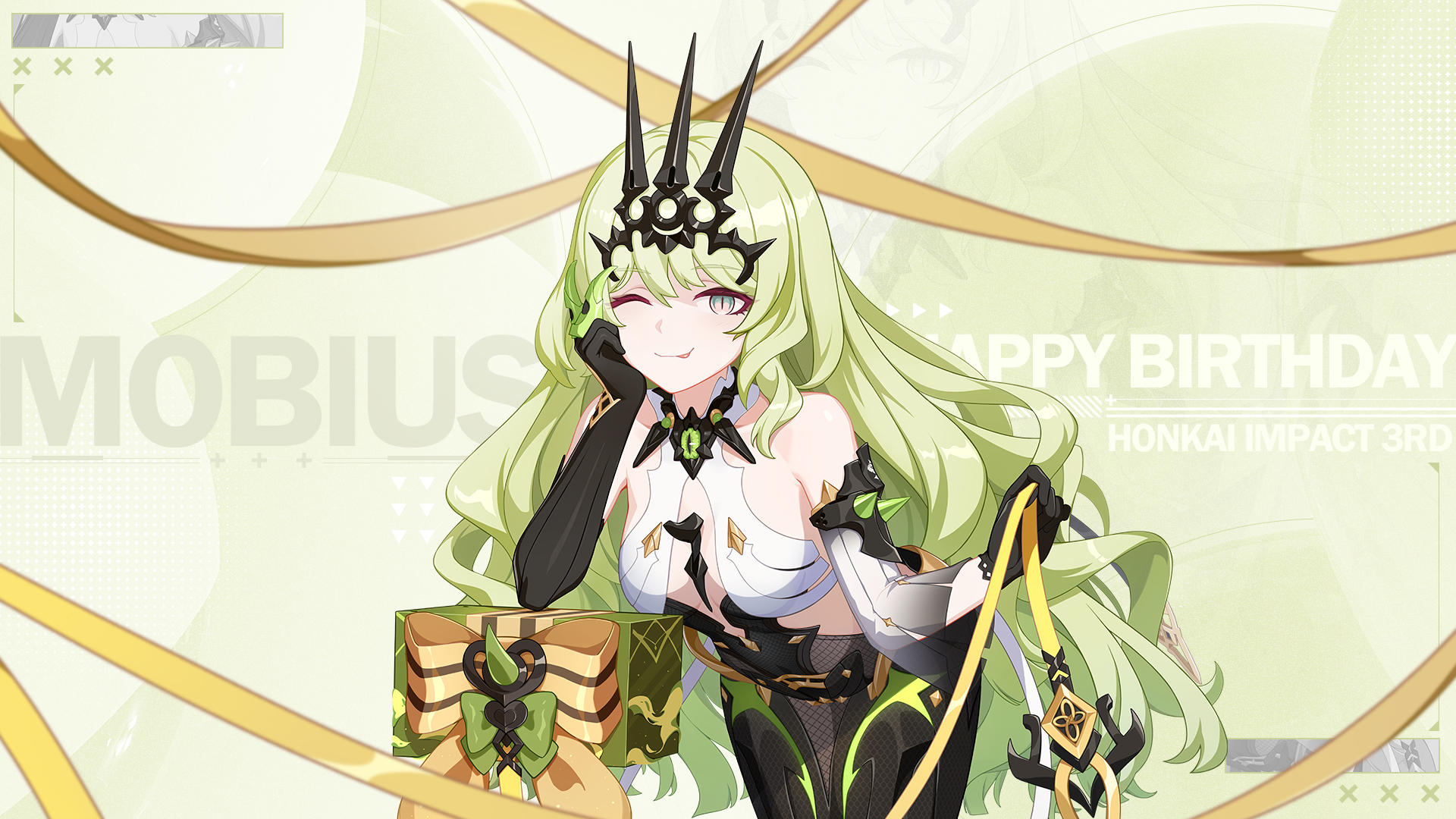 Wallpaper Sharing. Happy Birthday Mobius 30 04. Honkai Impact 3rd