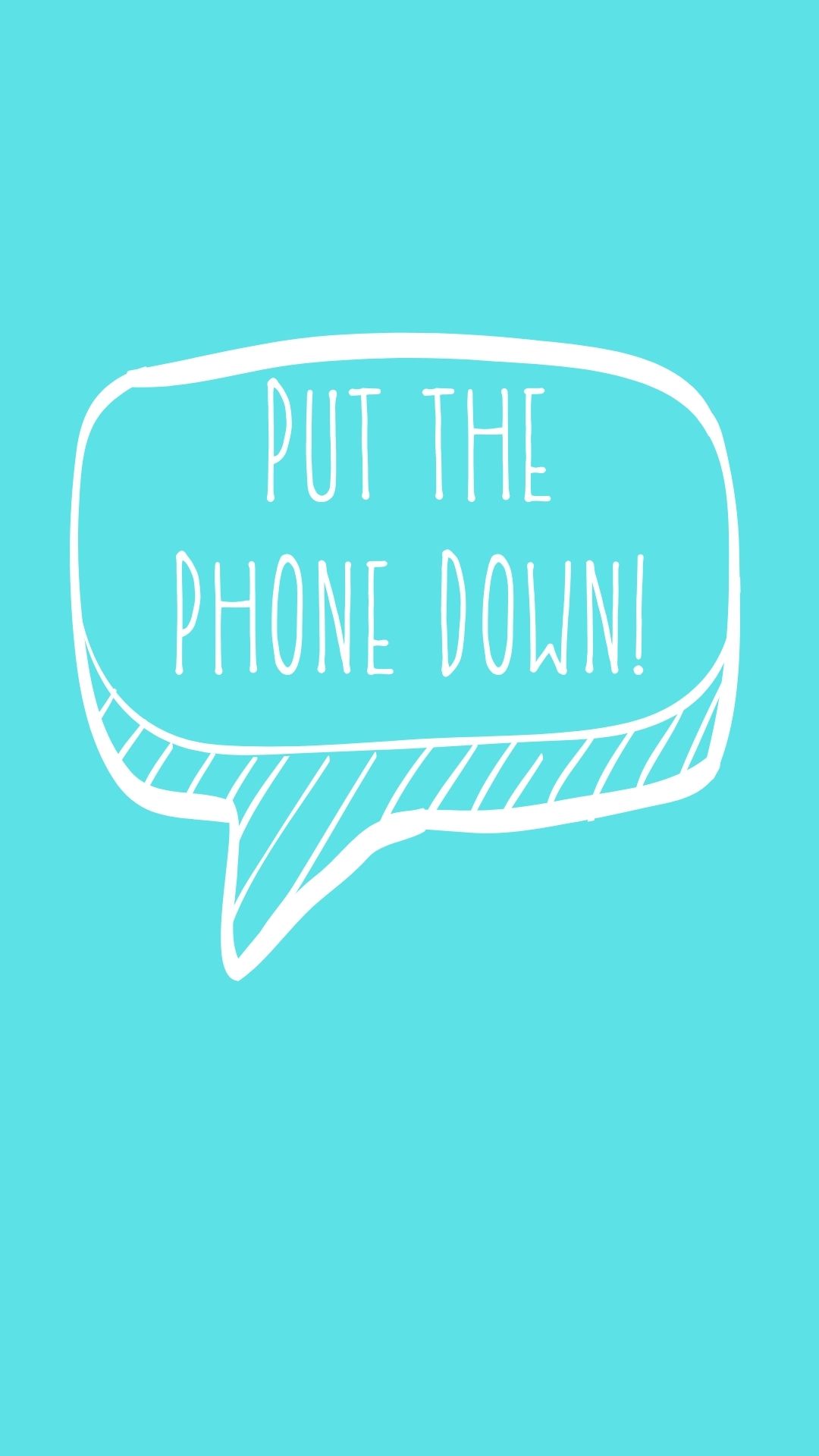 Cute Get Off My Phone Wallpaper