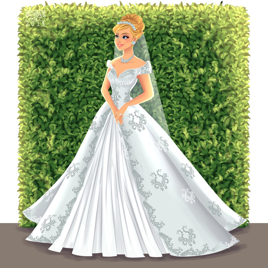 Disney Princesses as Brides Art. POPSUGAR Smart Living