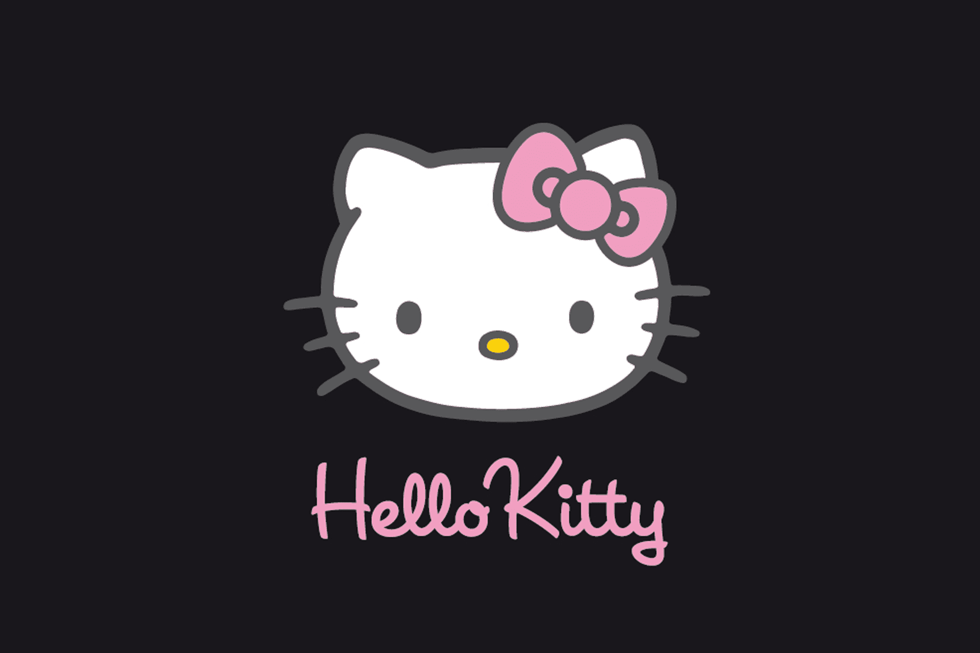 Black and Pink Hello Kitty Wallpaper Free Black and Pink Hello Kitty Background