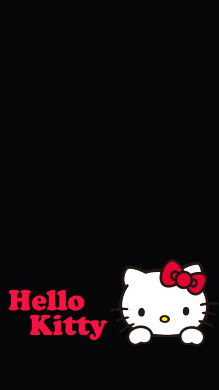 Black Hello Kitty Wallpaper